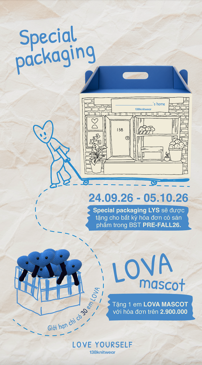 138.loveyourself | SPECIAL PACKAGING FOR FW26 COLLECTION