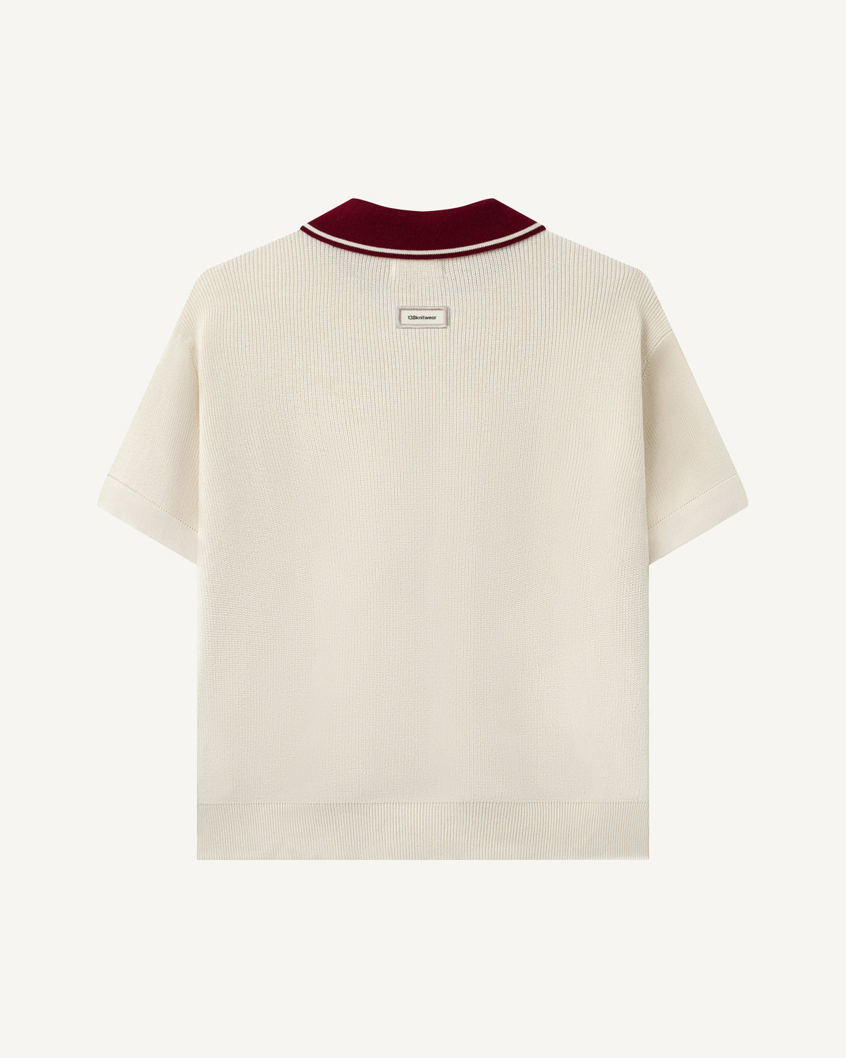 Layered Neck Knit Polo-2