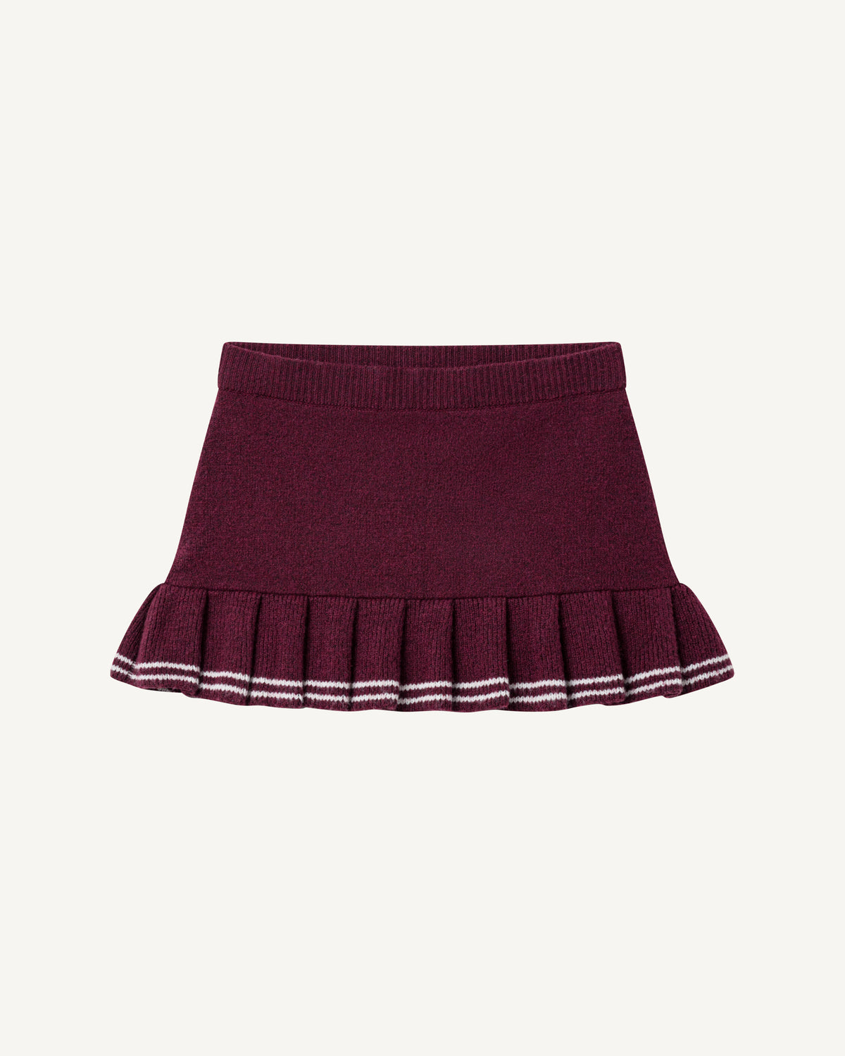 Peter Pan Knit Mini Skirt-1