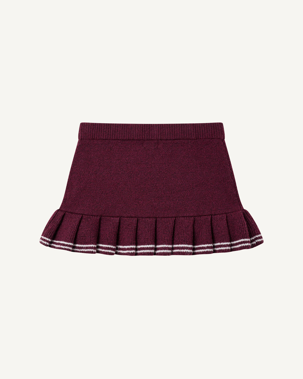 Peter Pan Knit Mini Skirt-2