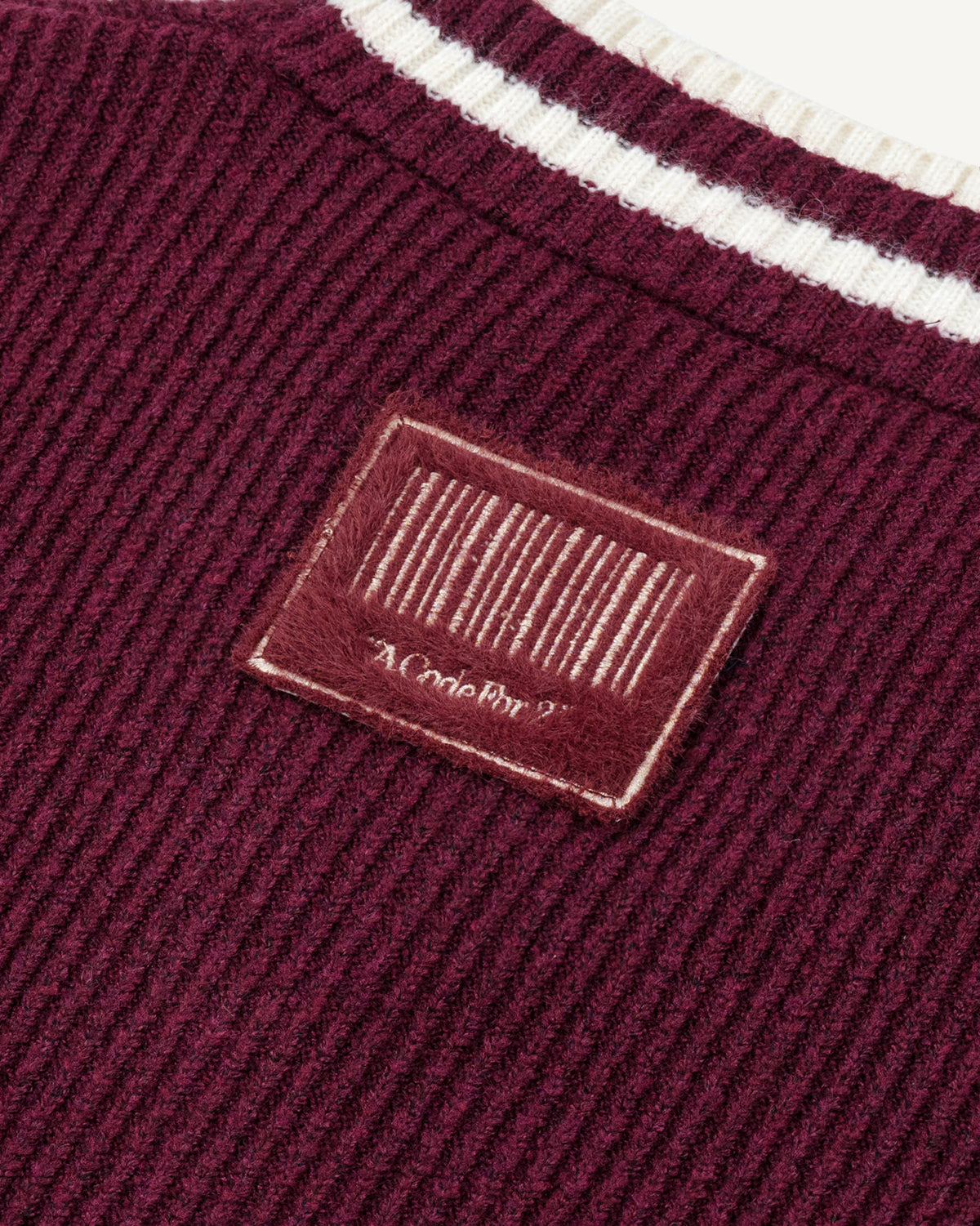 V-Neck Knit Sweater-3