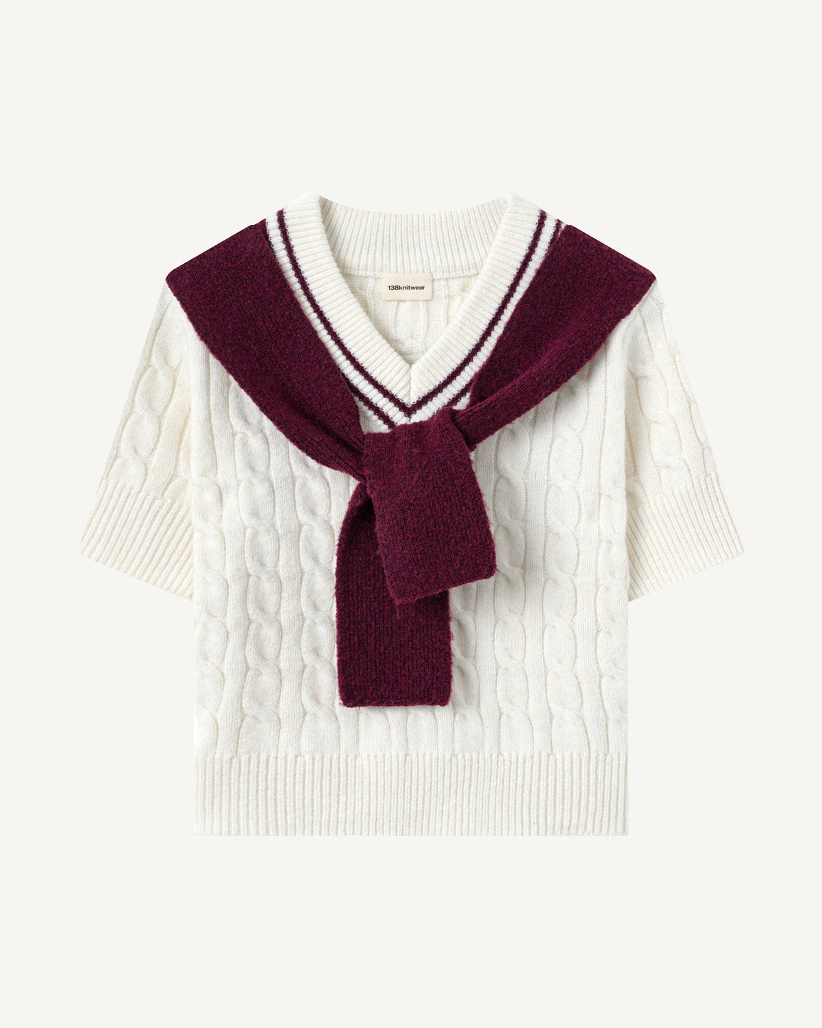 Sailor Uniform Knit T-shirt-1