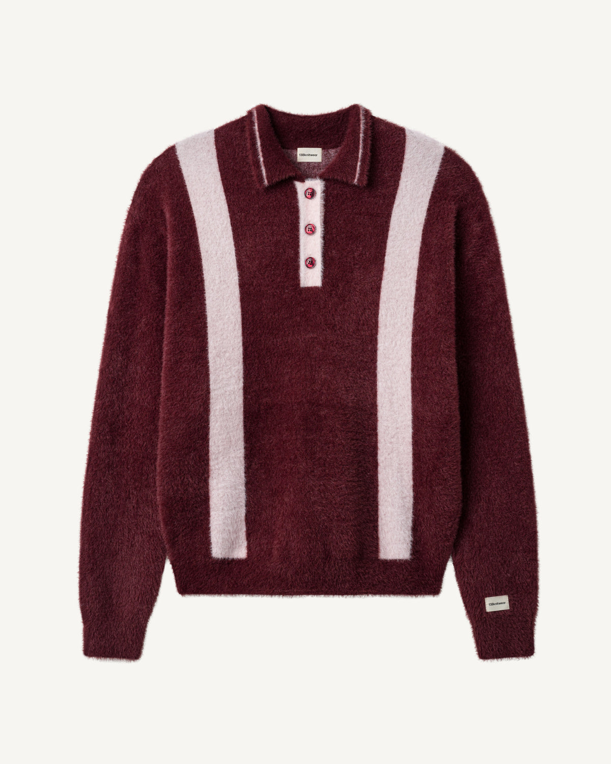 Scriped Knit Polo-1