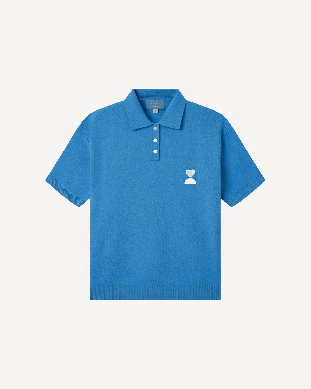 138loveyourself/ Love User Knit Polo T-Shirt-11