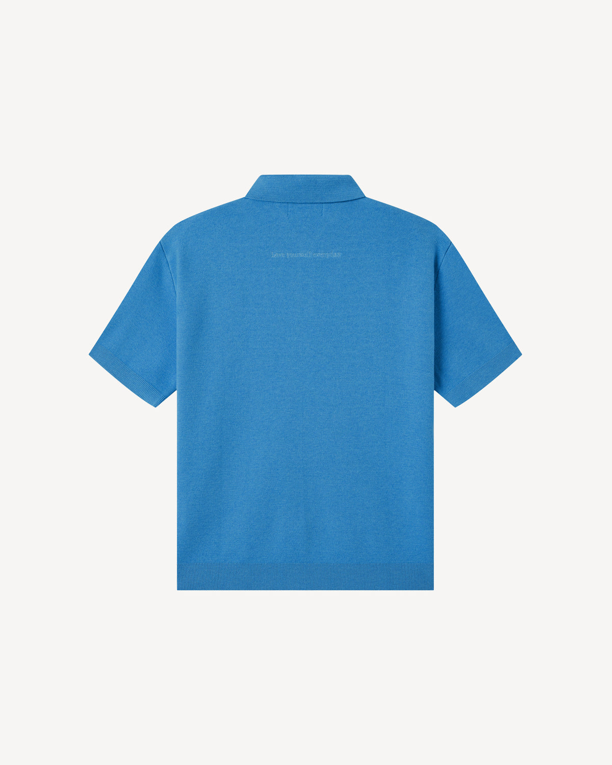 138loveyourself/ Love User Knit Polo T-Shirt-12
