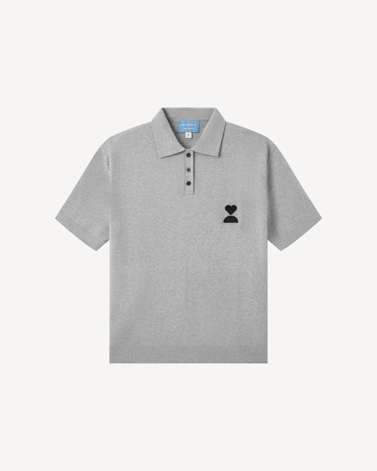 138loveyourself/ Love User Knit Polo T-Shirt-16