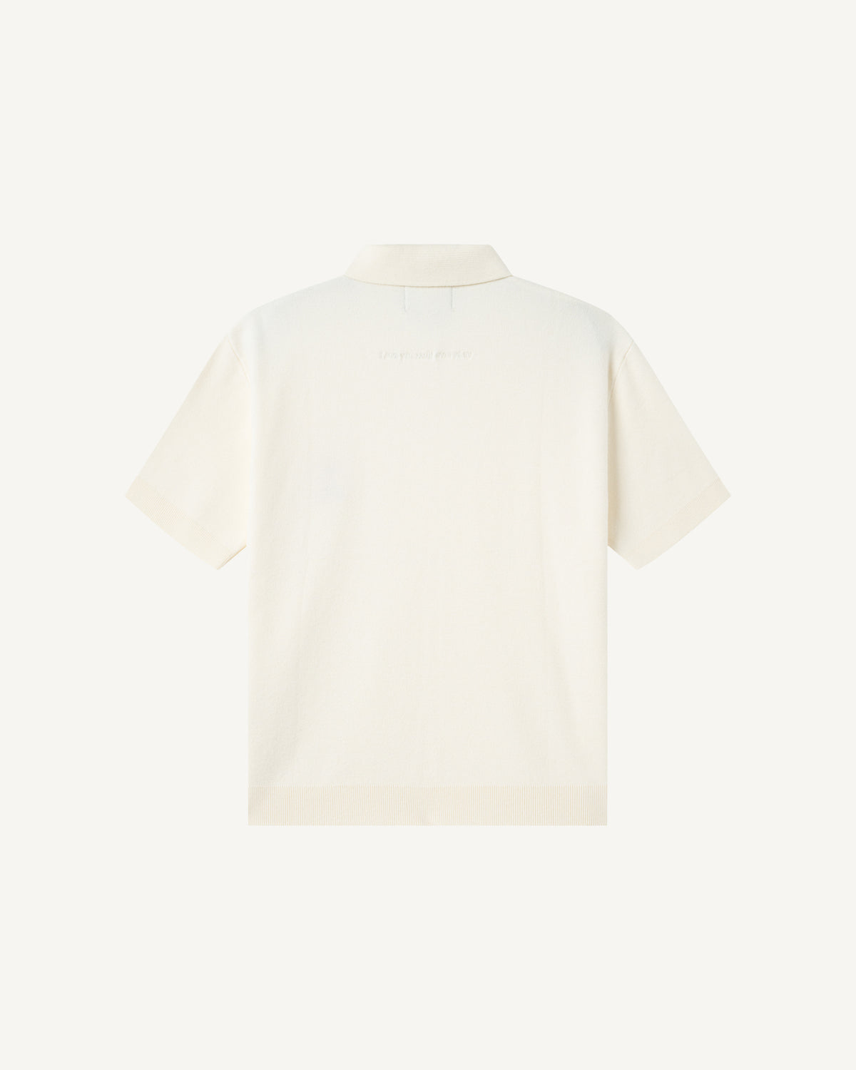 138loveyourself/ Love User Knit Polo T-Shirt-7