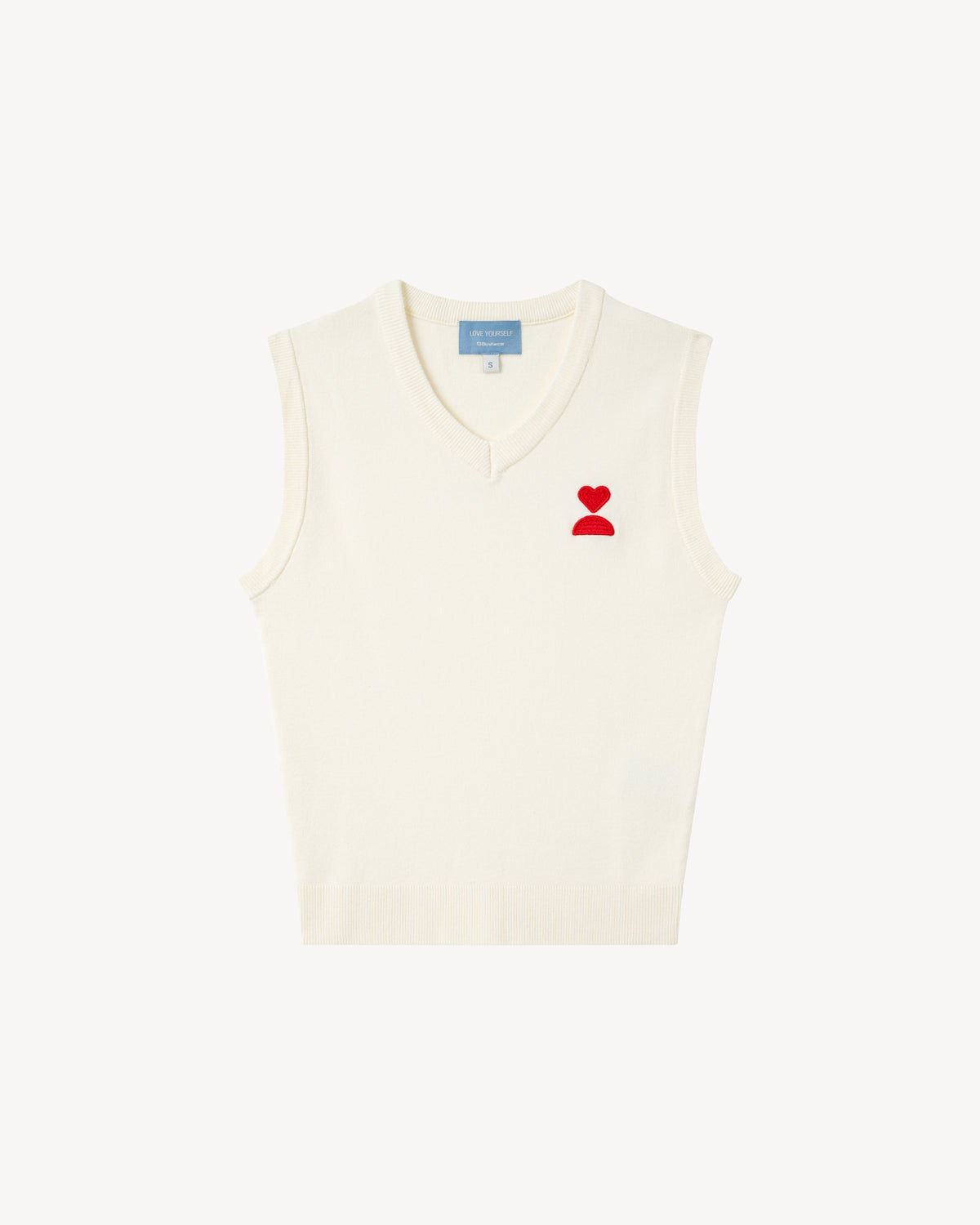 138loveyourself/ Love User Knit Gilet Vest-6