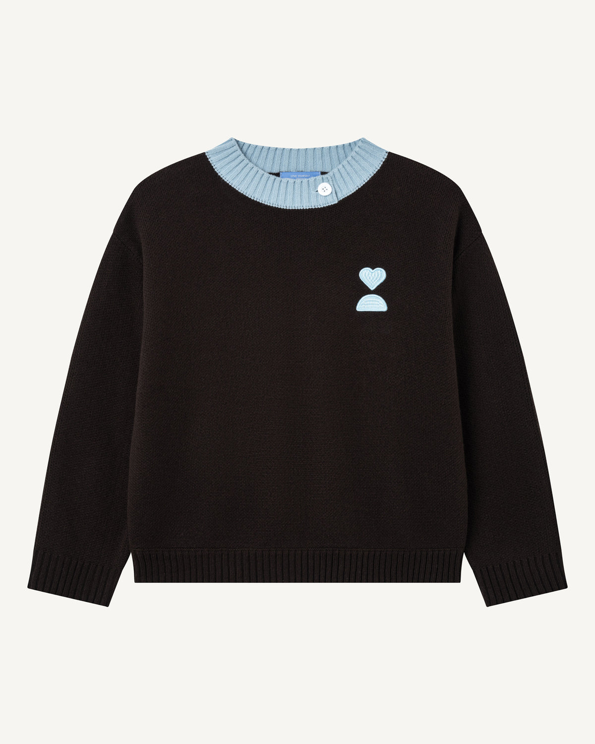 Henley Knit Sweater