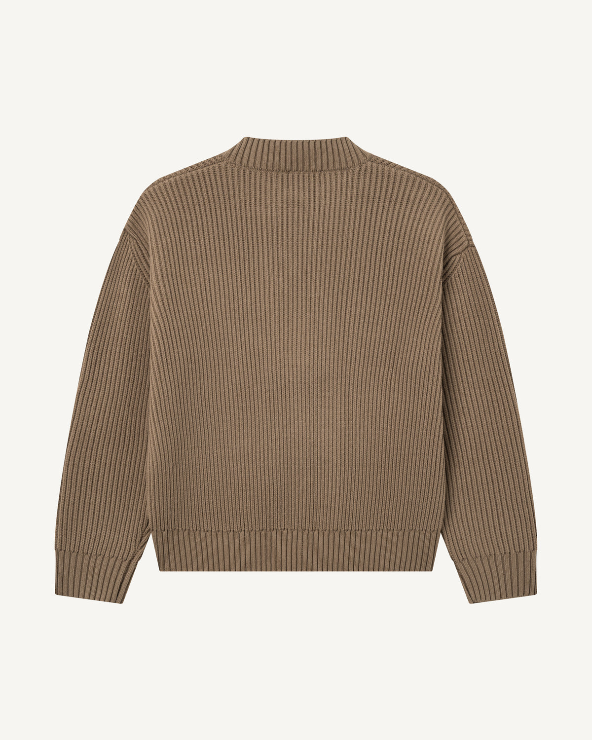 V-Neck Knit Sweater-2