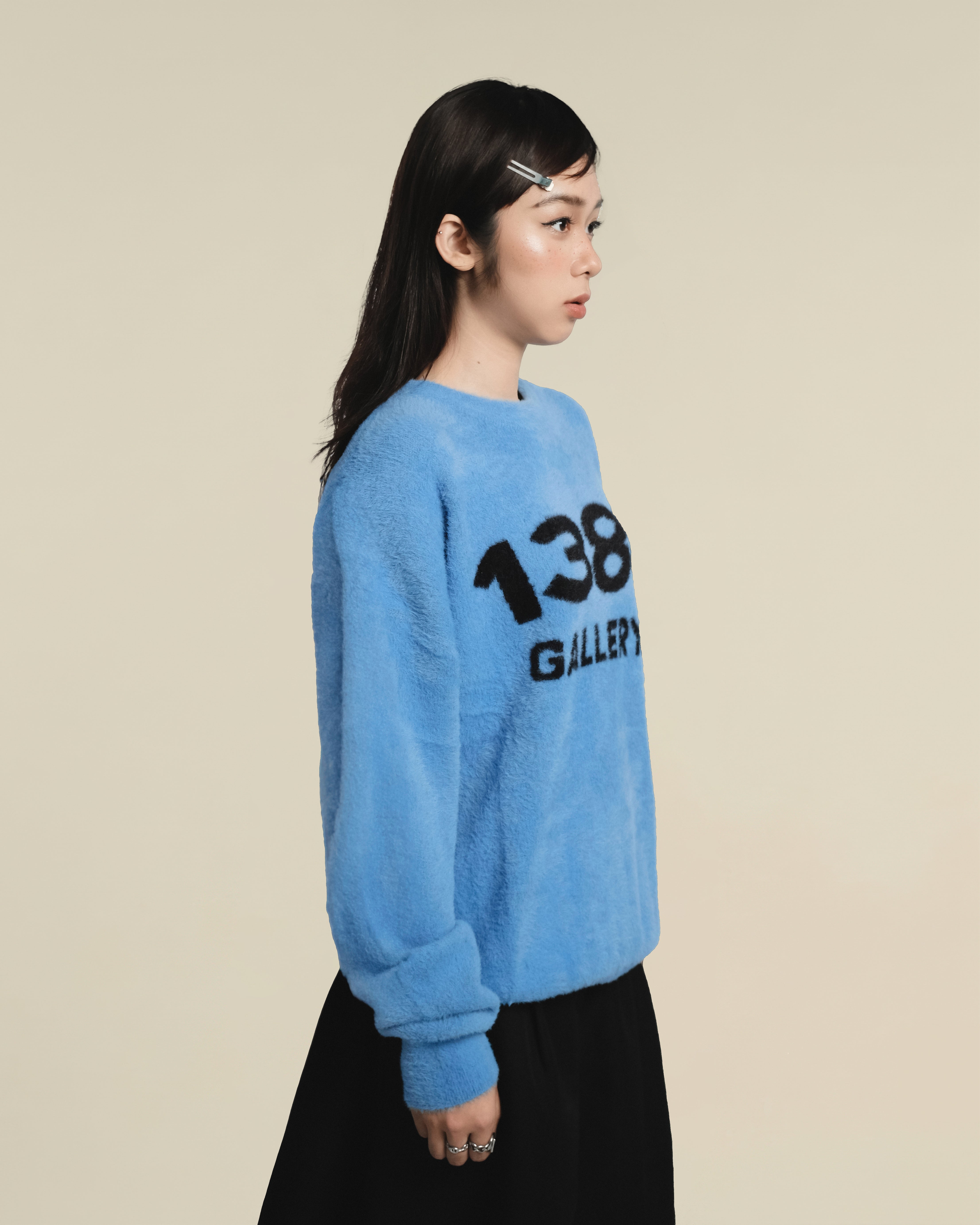 138knitwear / Love Knit Fuzzy Sweater-2