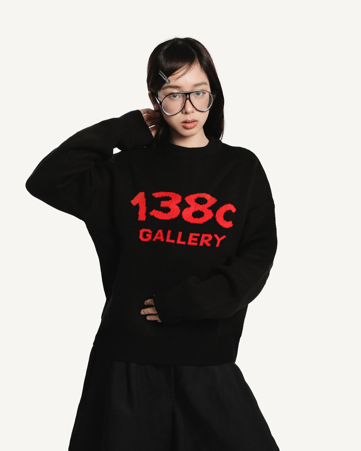 138knitwear / Signature Love Knit Sweater-5