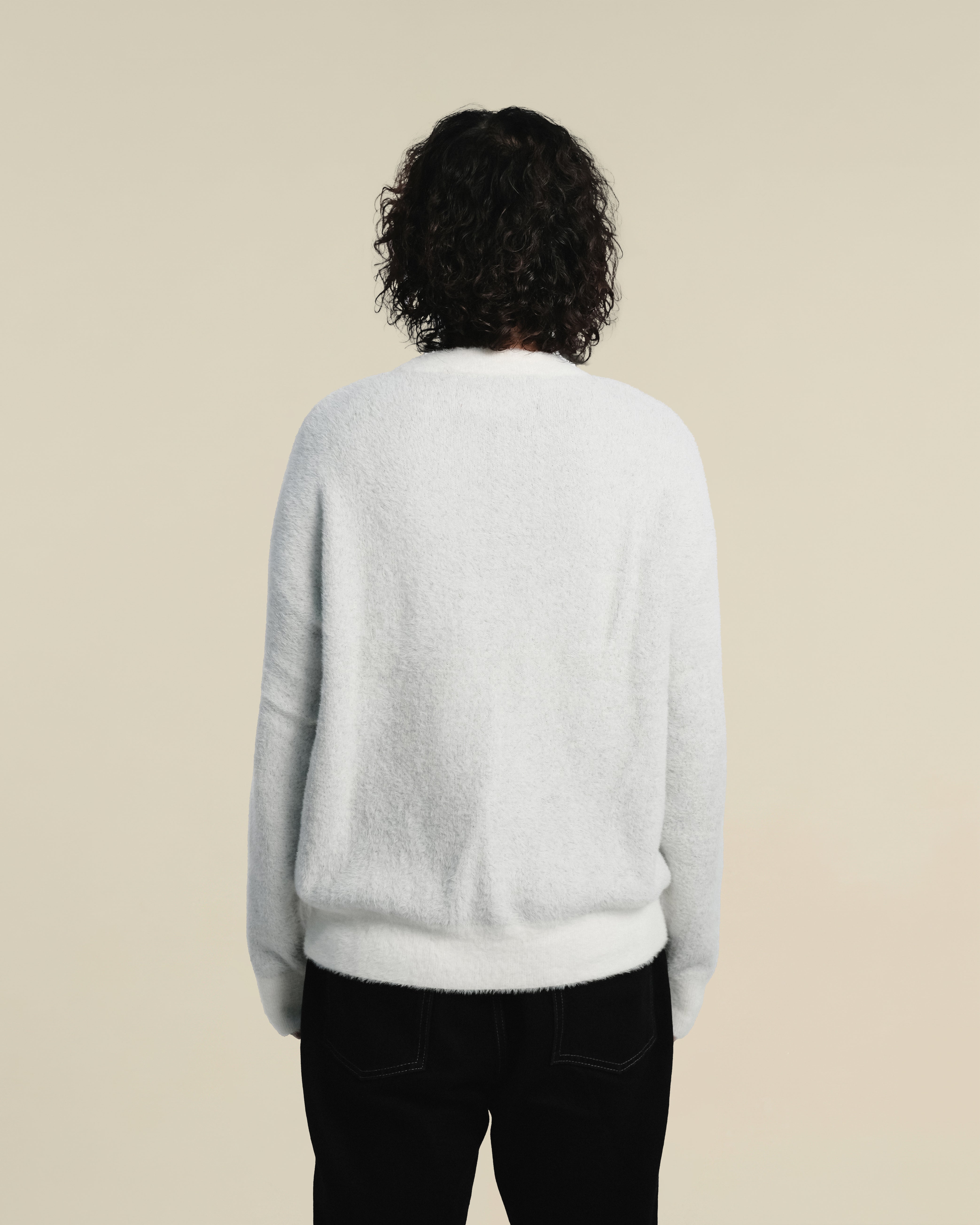 138knitwear / Love Knit Fuzzy Sweater-8