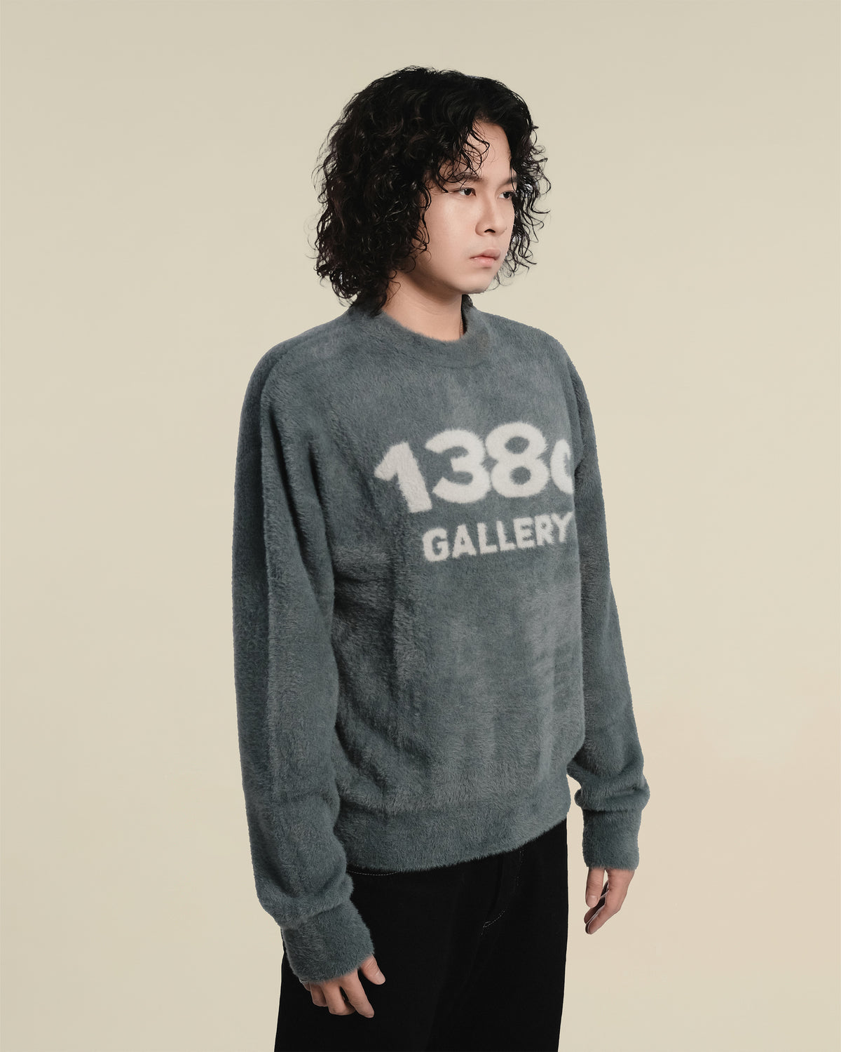 138knitwear / Love Knit Fuzzy Sweater-12