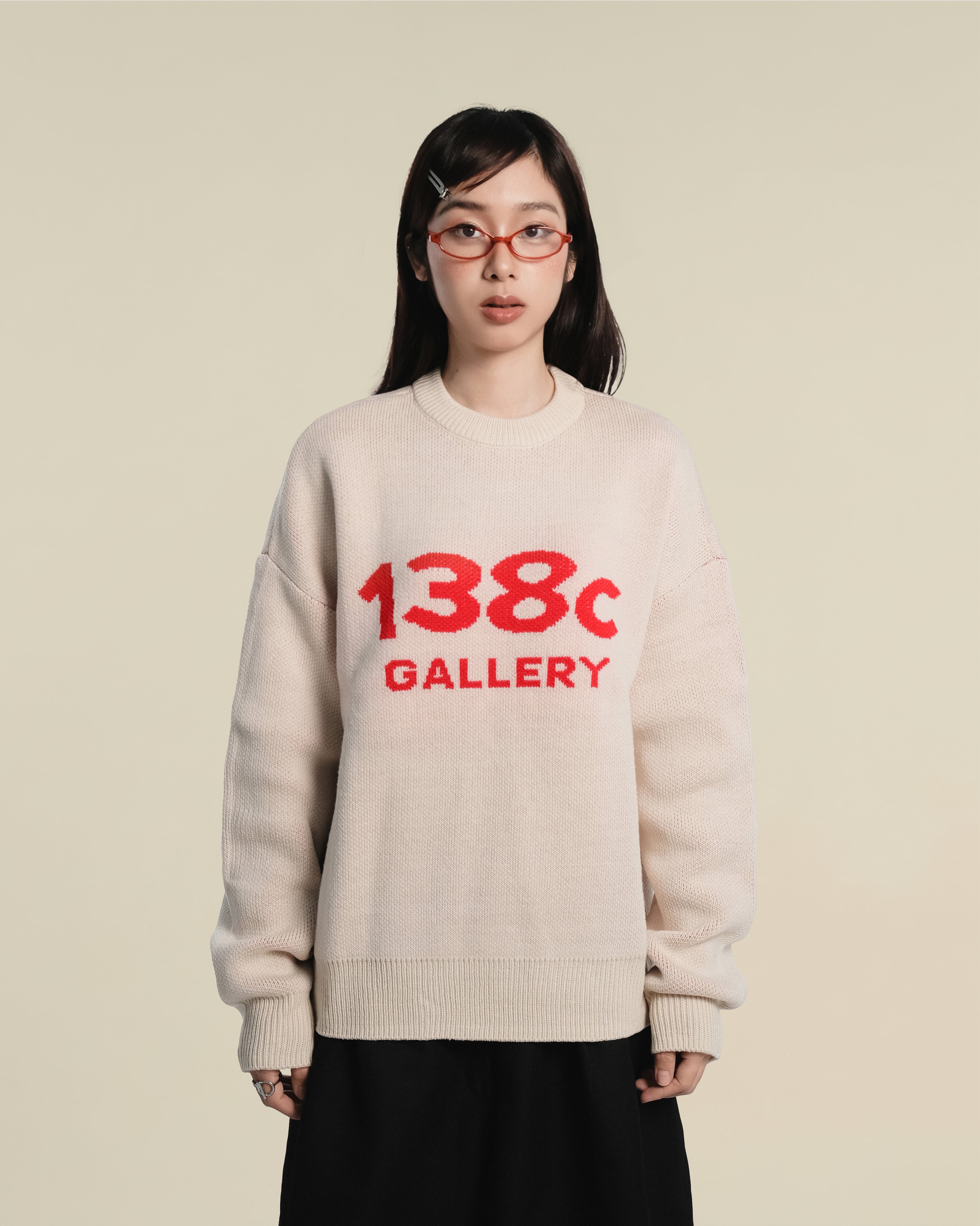 138knitwear / Signature Love Knit Sweater-6