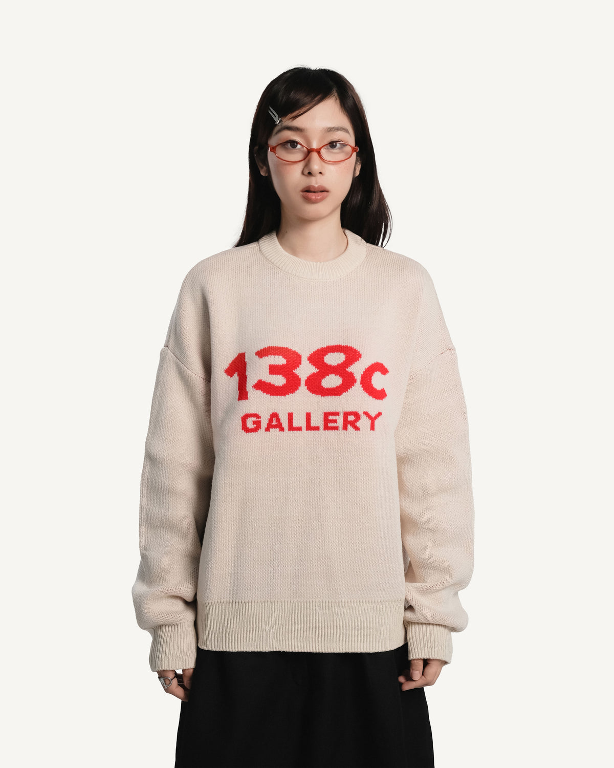 138knitwear / Signature Love Knit Sweater-6