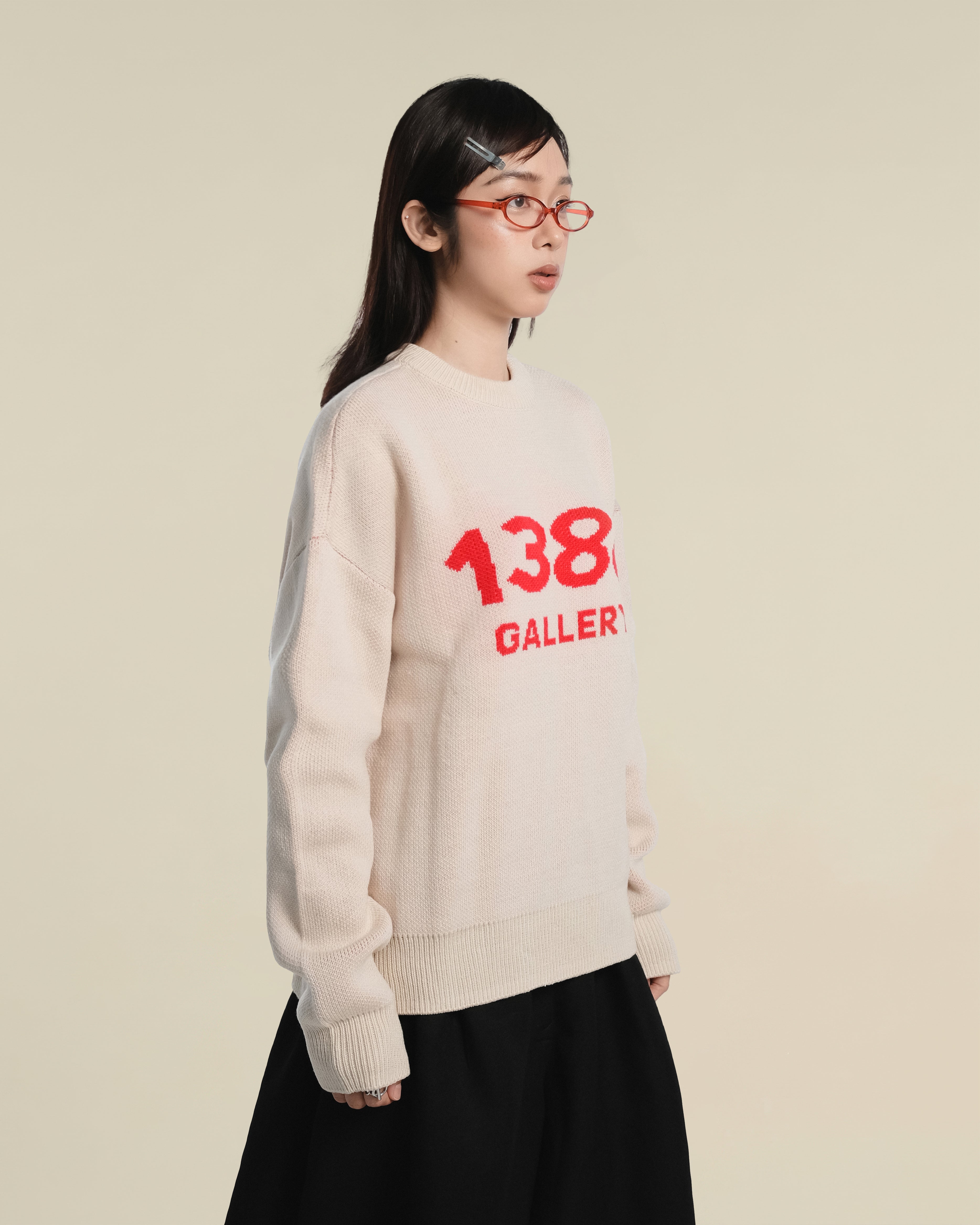 138knitwear / Signature Love Knit Sweater-7