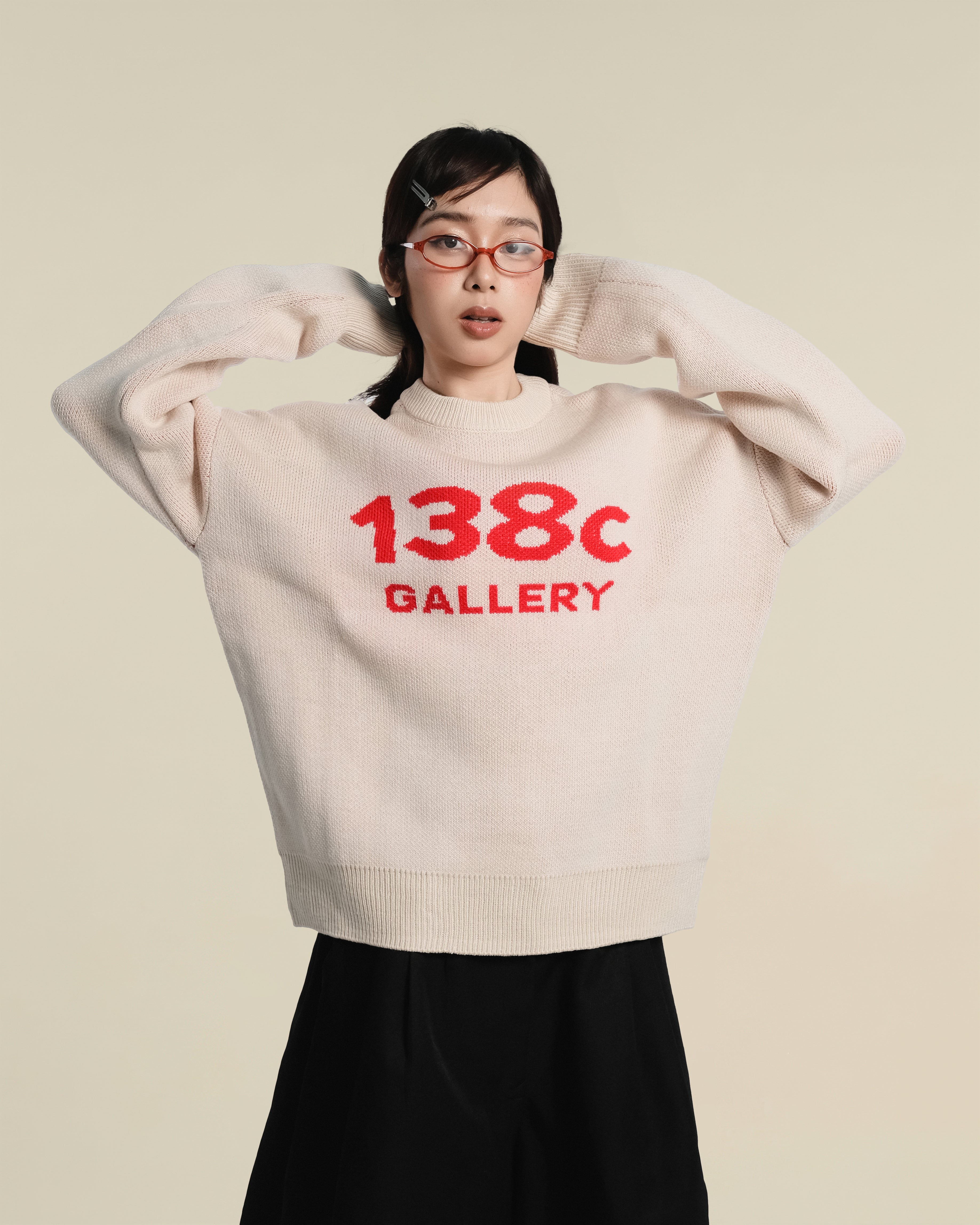 138knitwear / Signature Love Knit Sweater-10