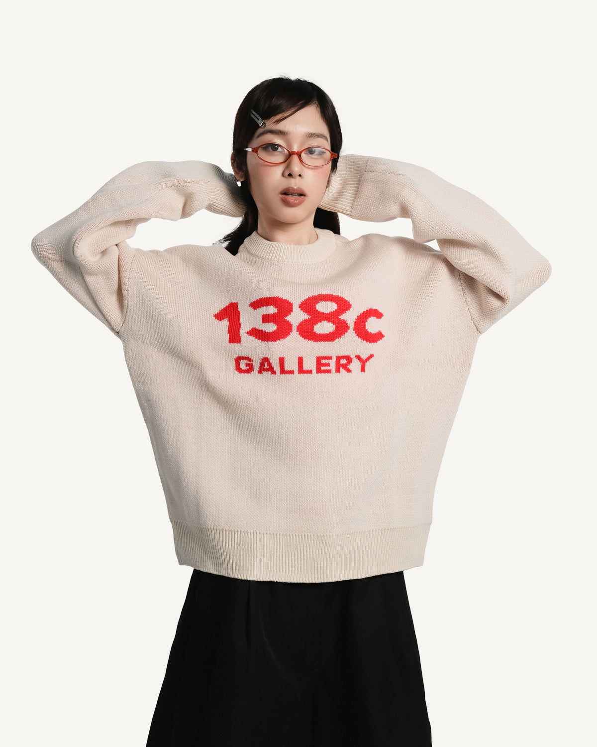 138knitwear / Signature Love Knit Sweater-8