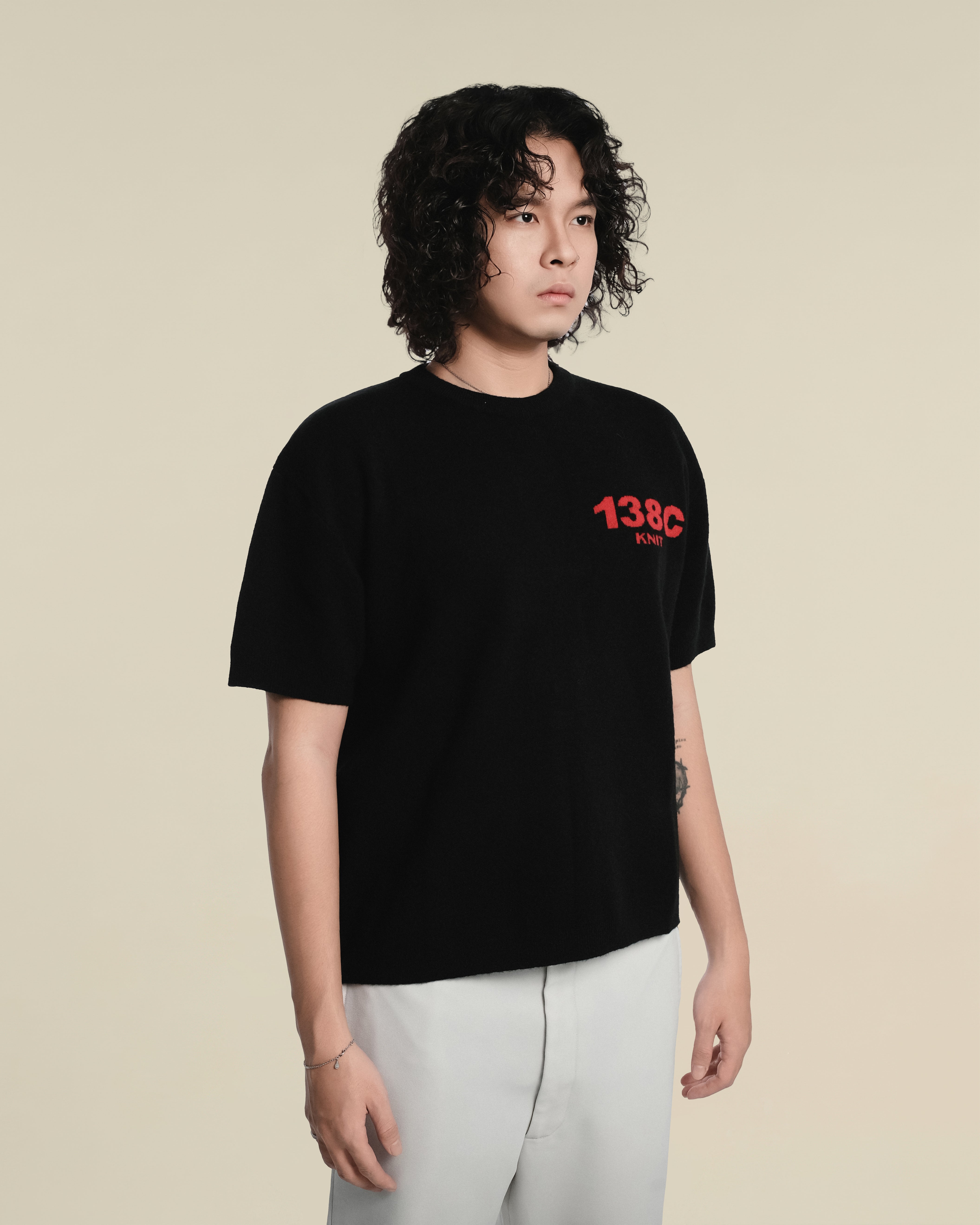 138knitwear / Signature Love Knit T-shirt-8