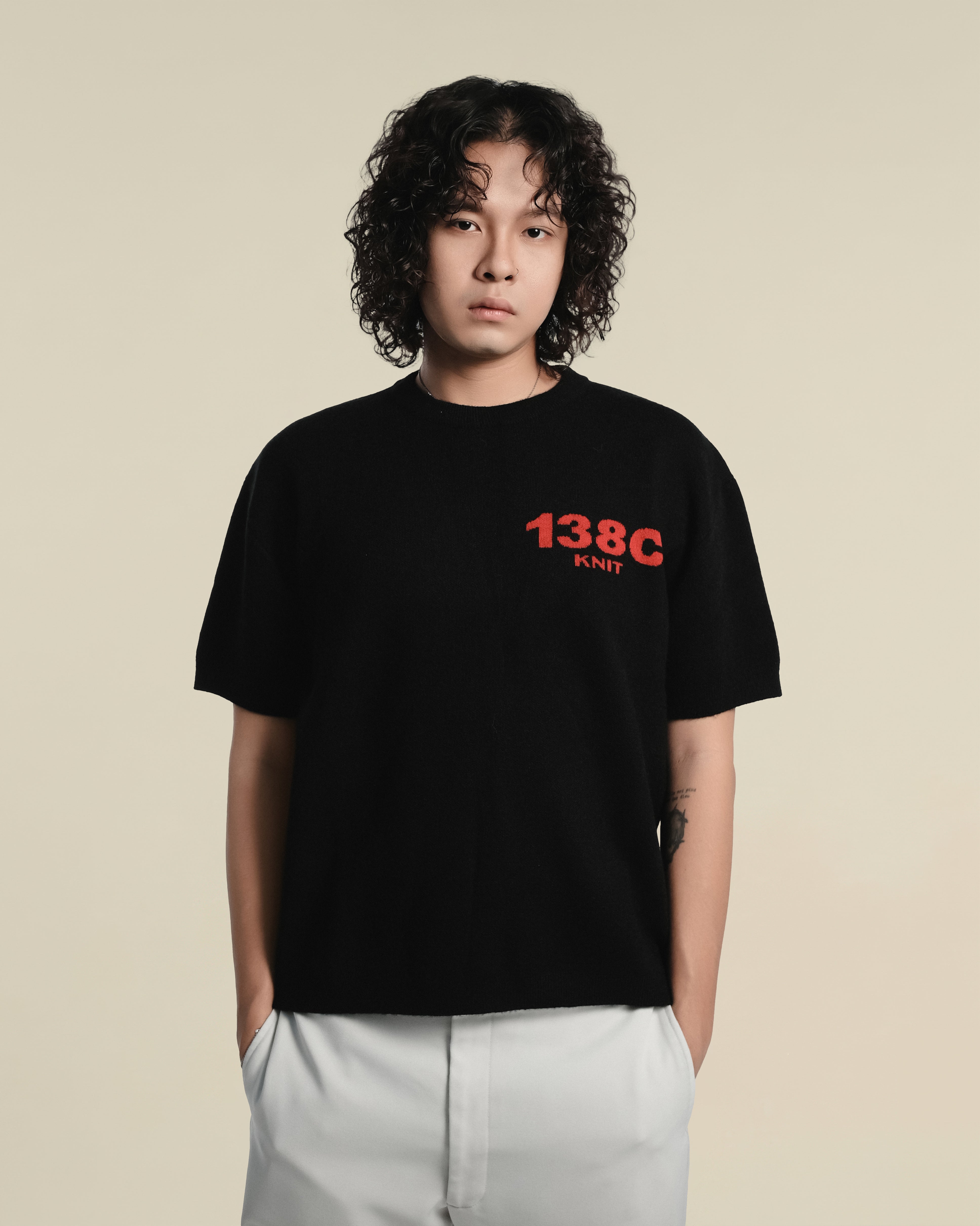 138knitwear / Signature Love Knit T-shirt-10