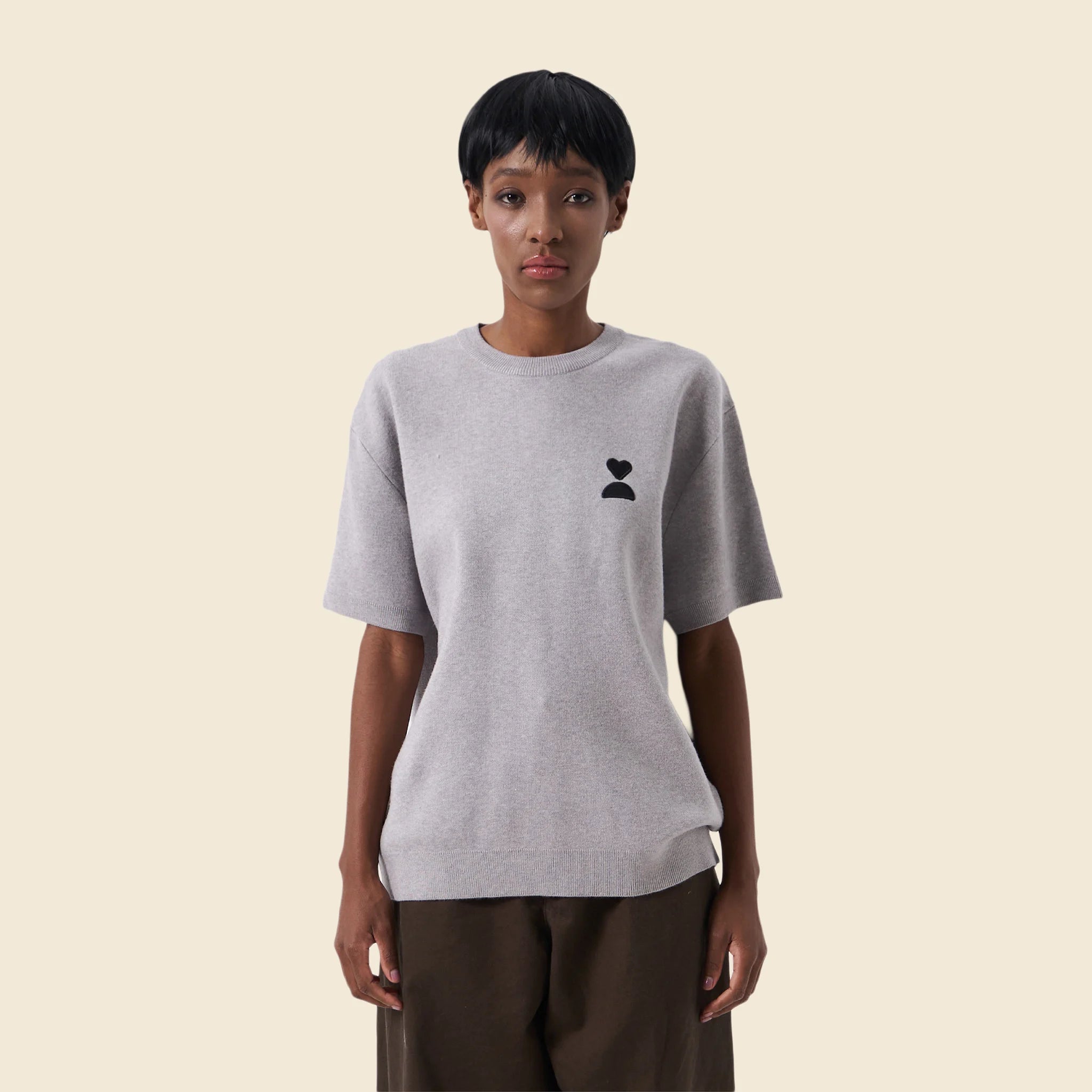 138loveyourself/ Love User Knit T-Shirt-1