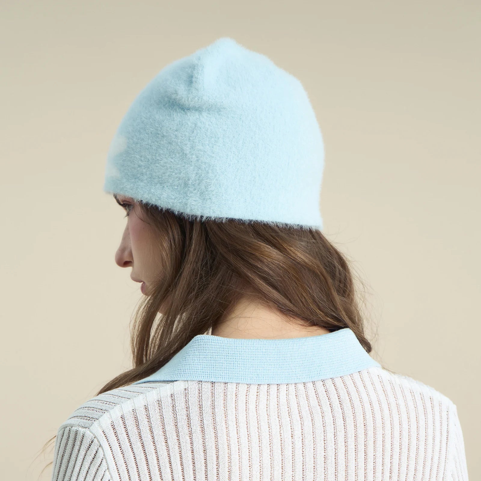 138loveyourself/ Summer 26' Knit Fuzzy Beanie-2