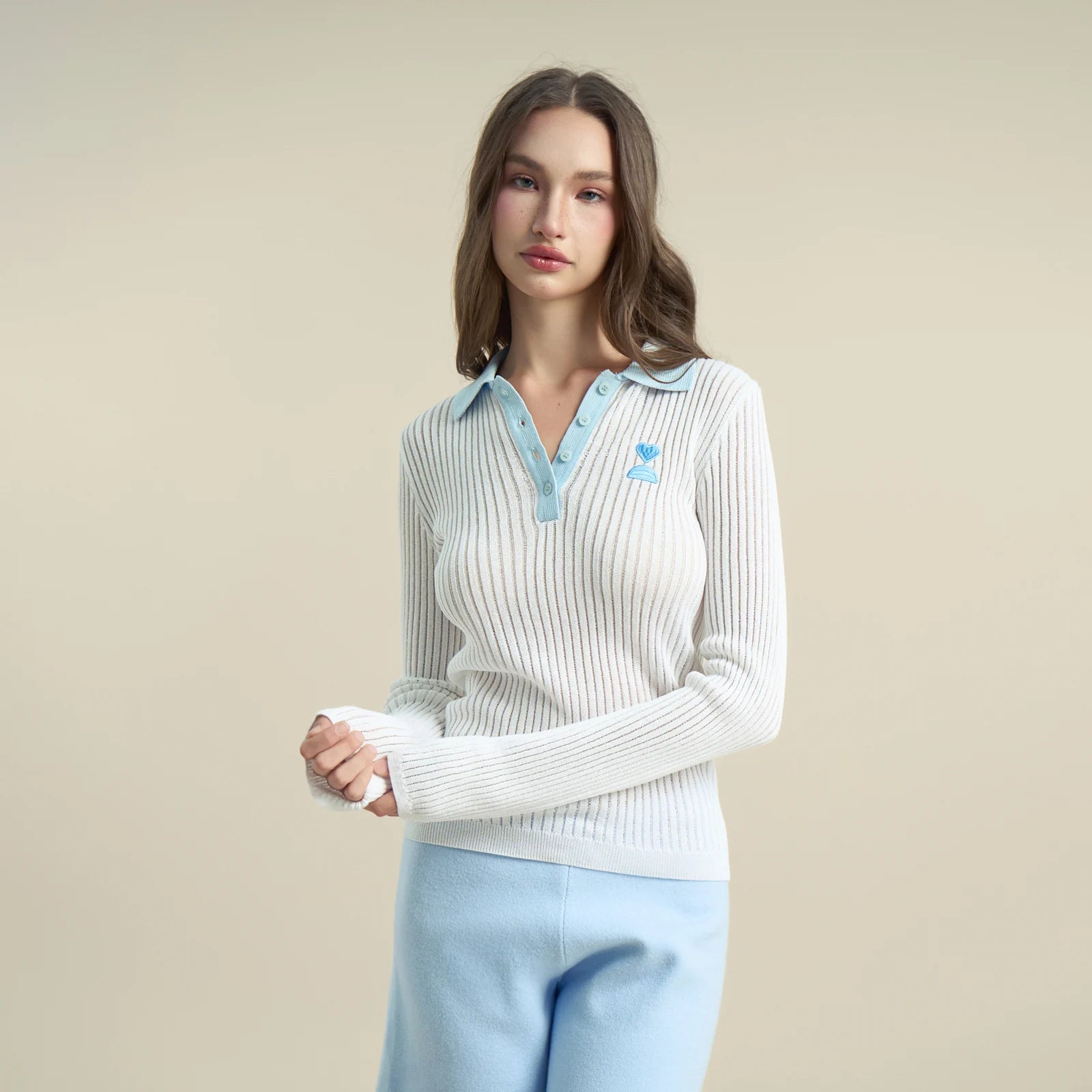 138loveyourself/ Summer 26' Knit Long Sleeve-7
