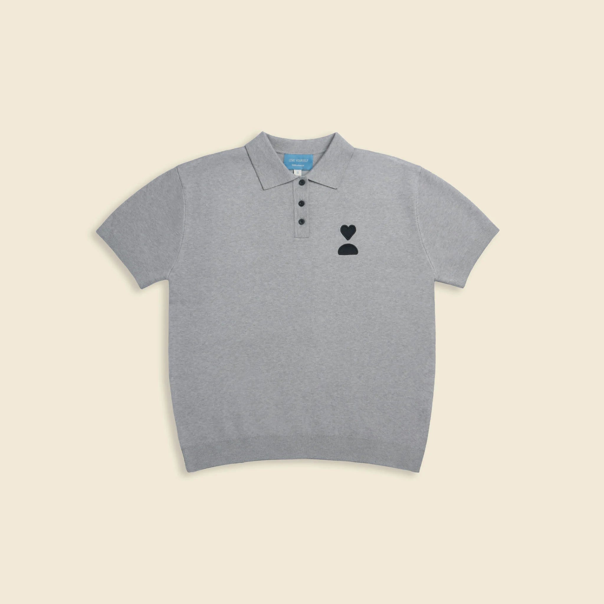 138loveyourself/ Love User Knit Polo T-Shirt-9
