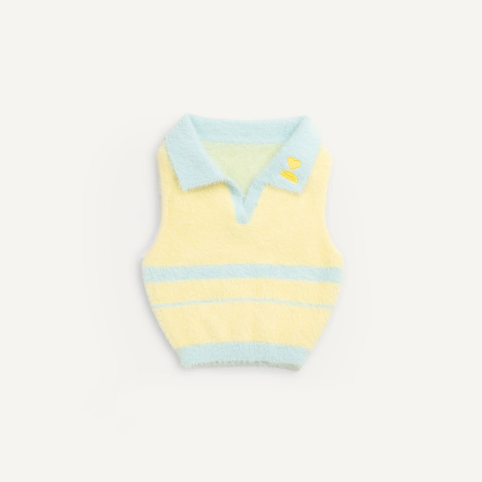 138loveyourself/ Summer 26' Fuzzy Knit Croptop-3