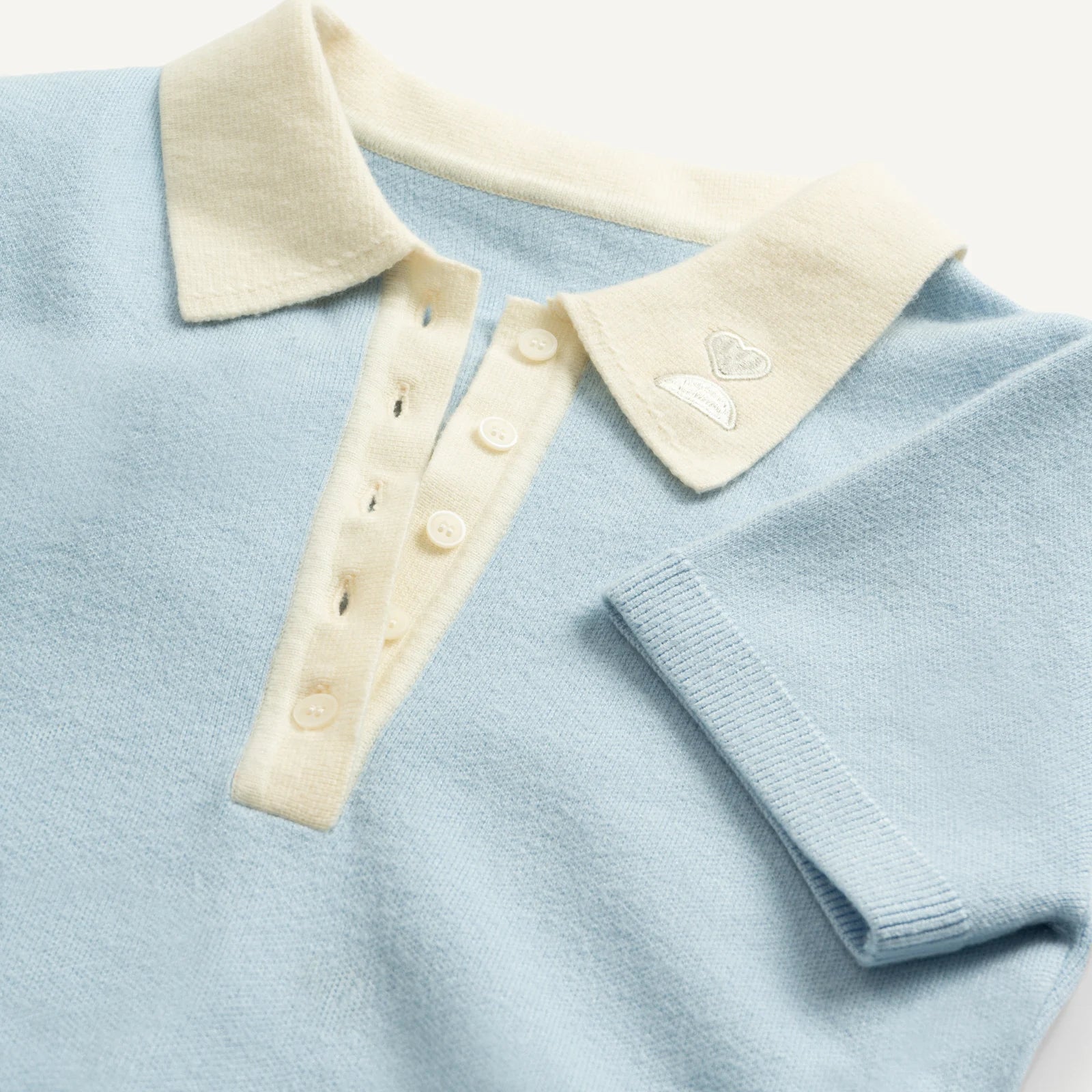 138loveyourself/ Summer 26' Knit Polo T-Shirt-4
