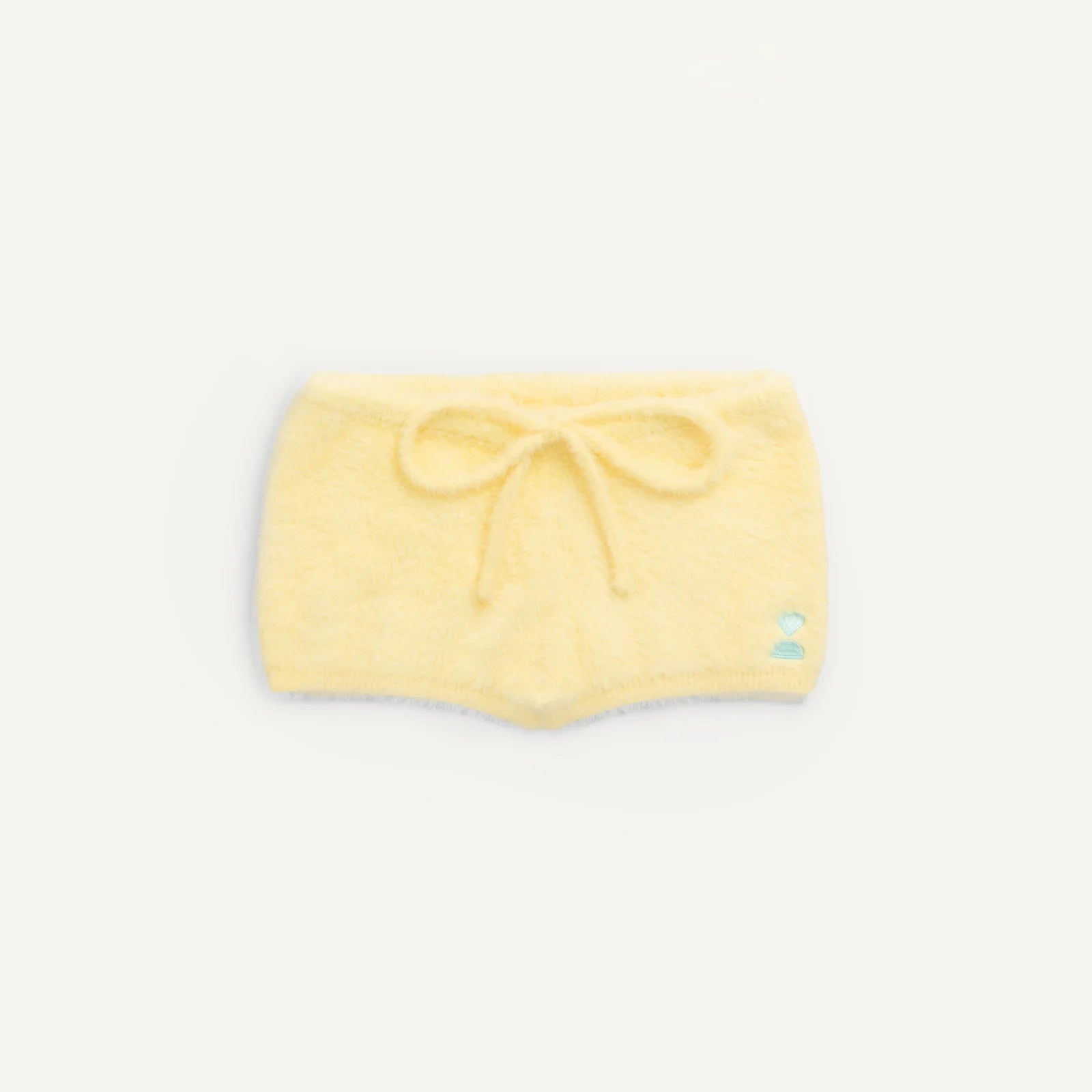 138loveyourself/ Summer 26' Fuzzy Knit Croptop Shorts-4