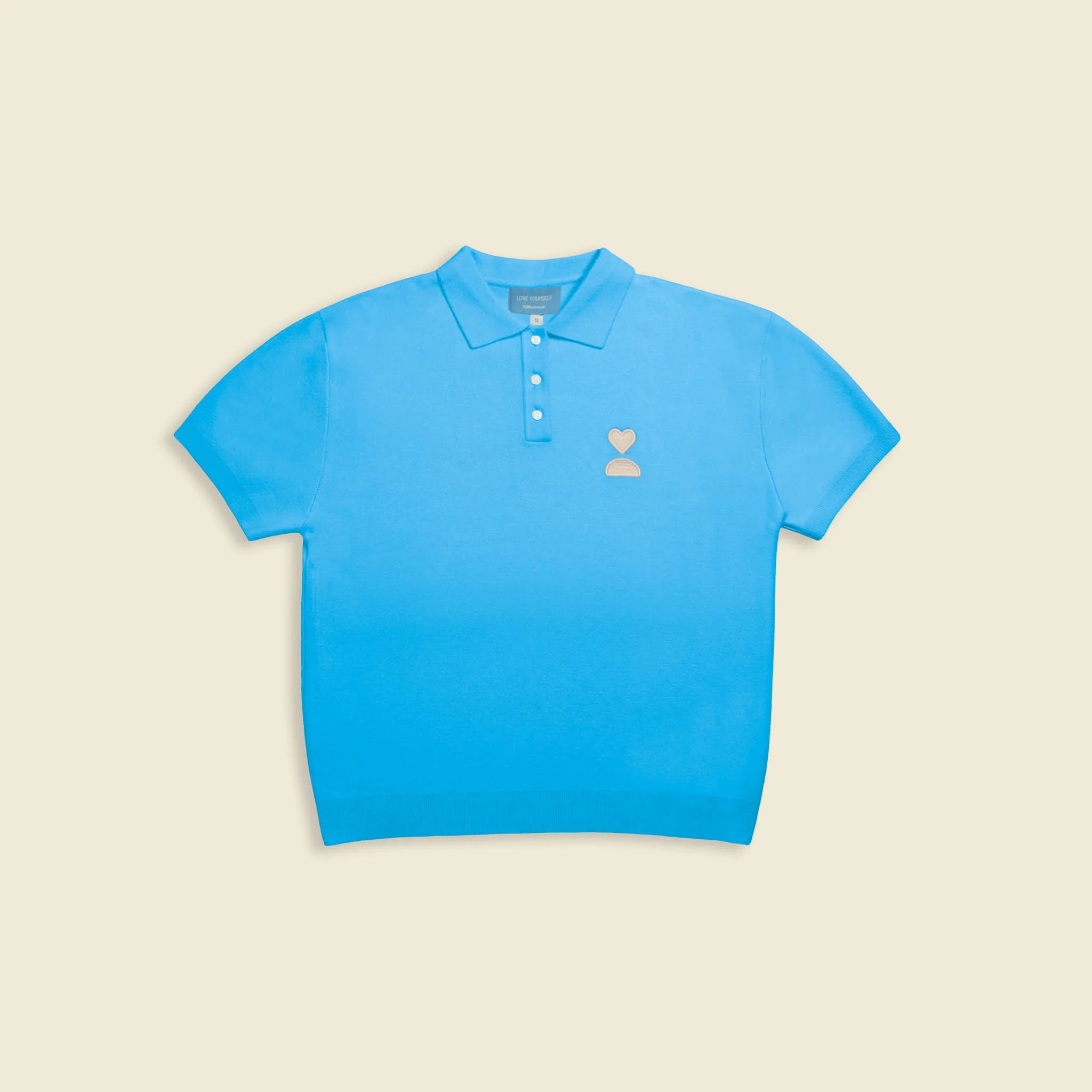 138loveyourself/ Love User Knit Polo T-Shirt-8