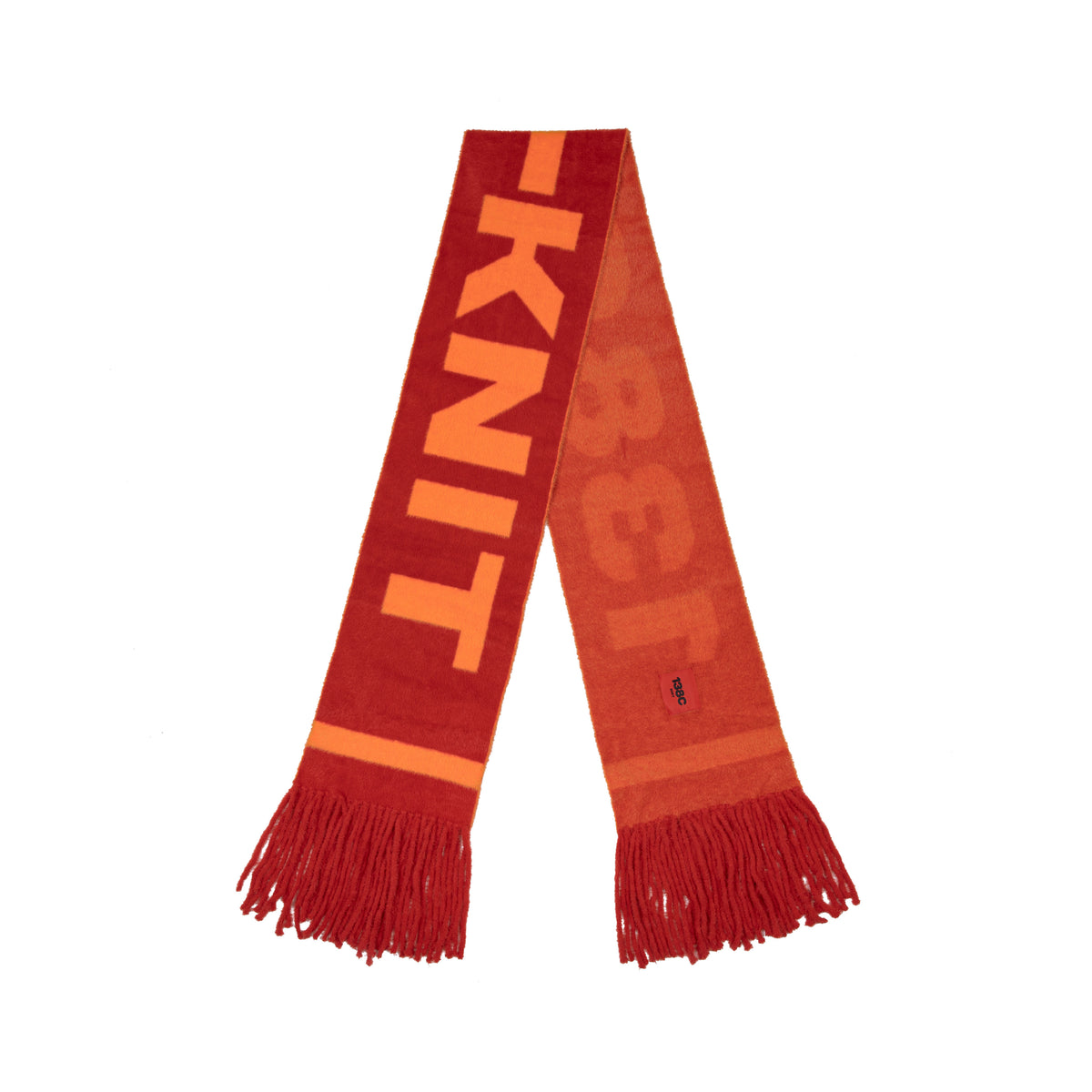 138knitwear / Signature Love Knit Fuzzy Scarf-4