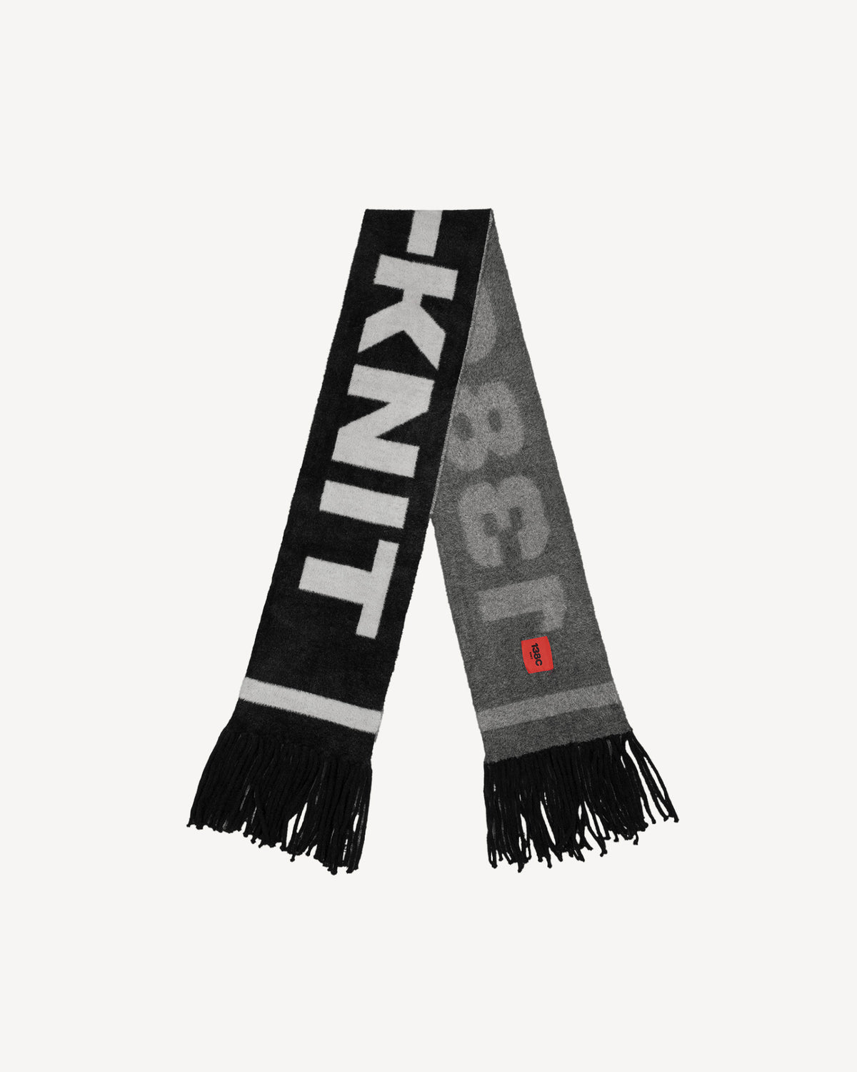 138knitwear / Signature Love Knit Fuzzy Scarf-8