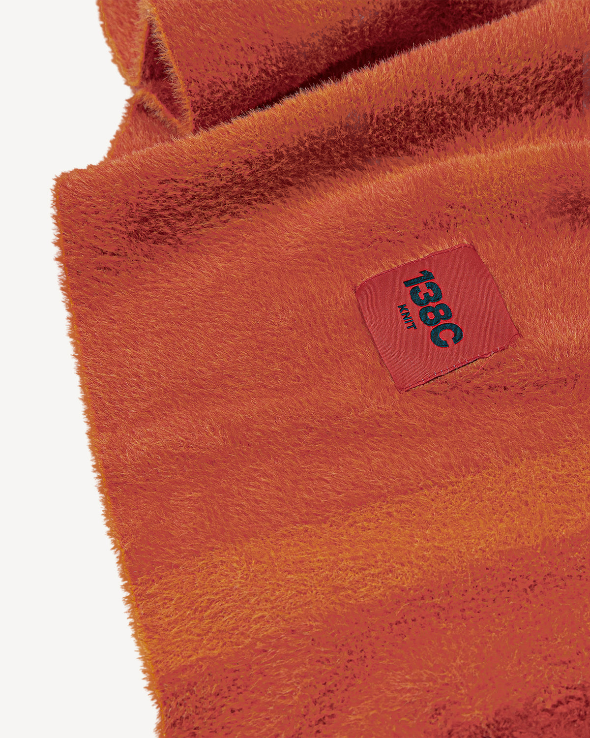 138knitwear / Signature Love Knit Fuzzy Scarf-10