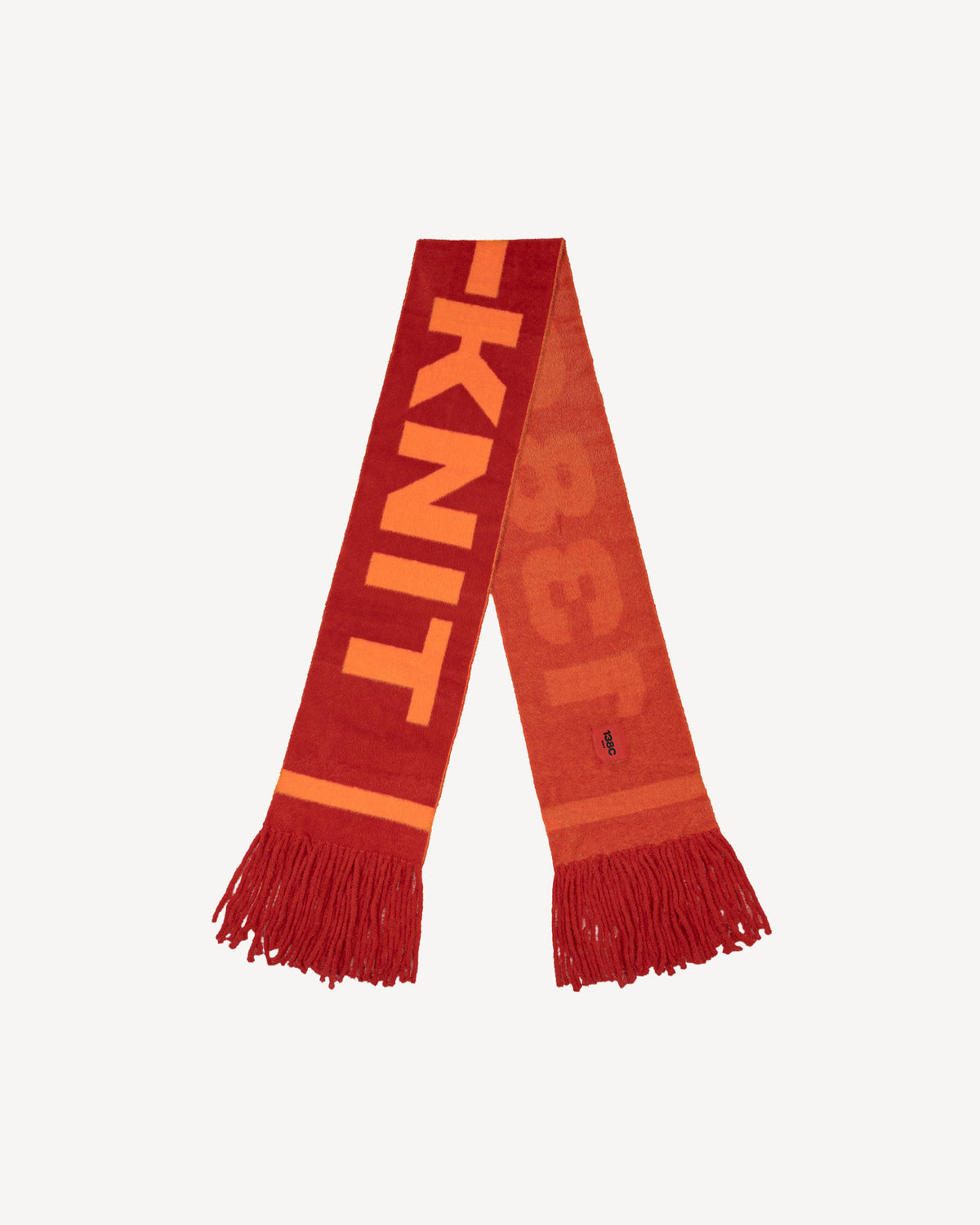 138knitwear / Signature Love Knit Fuzzy Scarf-4