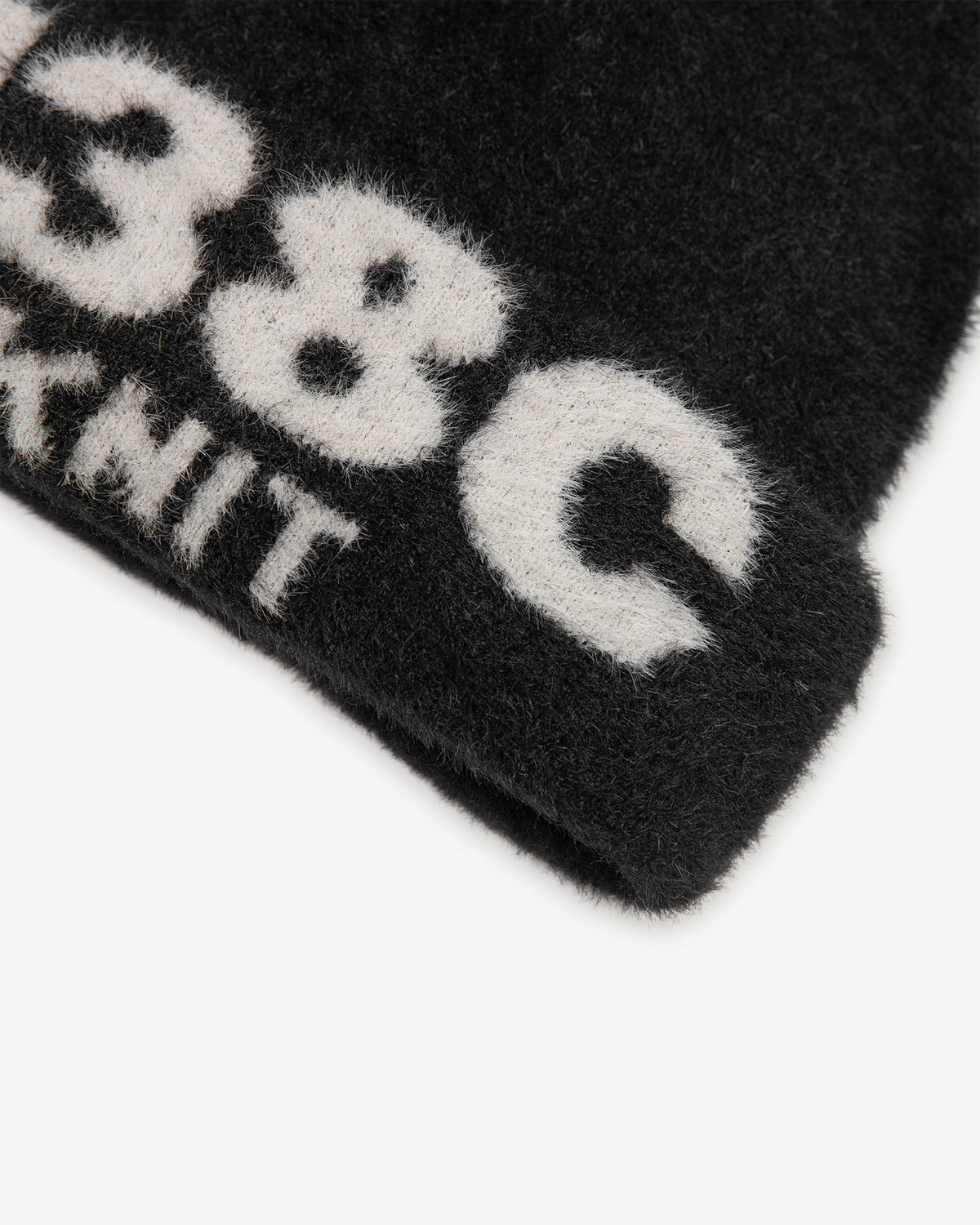 138knitwear / Signature Love Knit Fuzzy Beanie-4