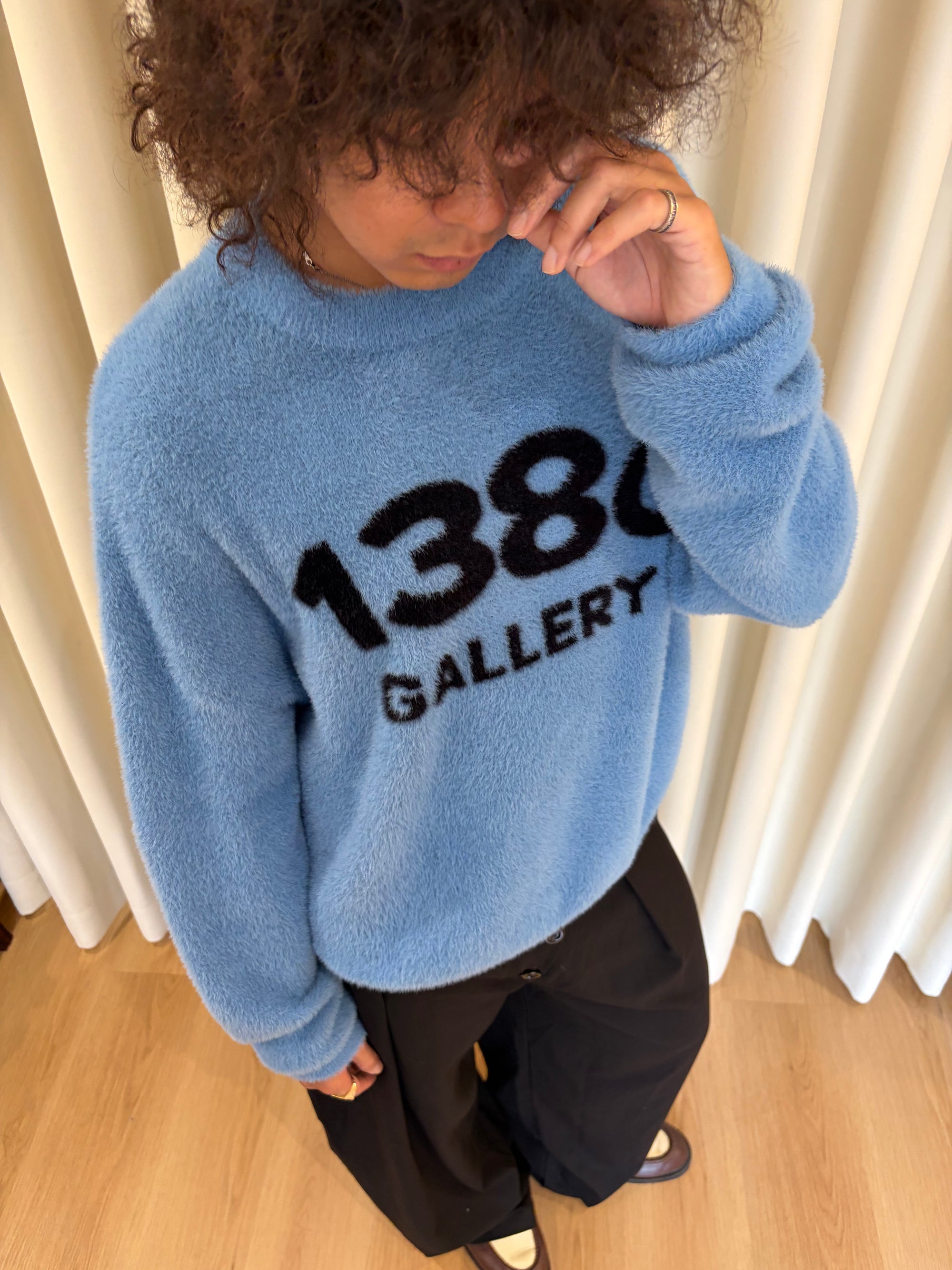 138knitwear / Love Knit Fuzzy Sweater