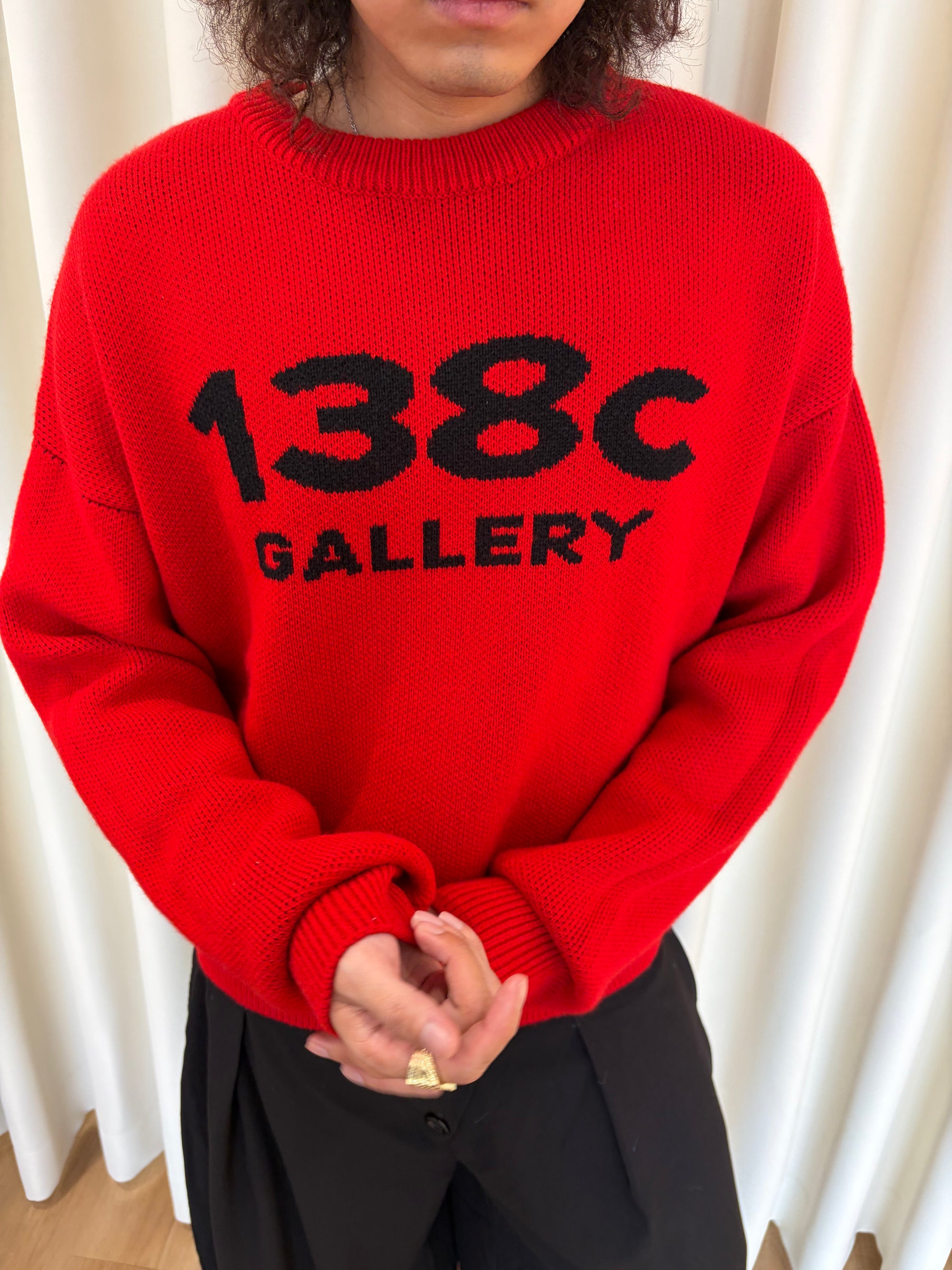138knitwear / Signature Love Knit Sweater