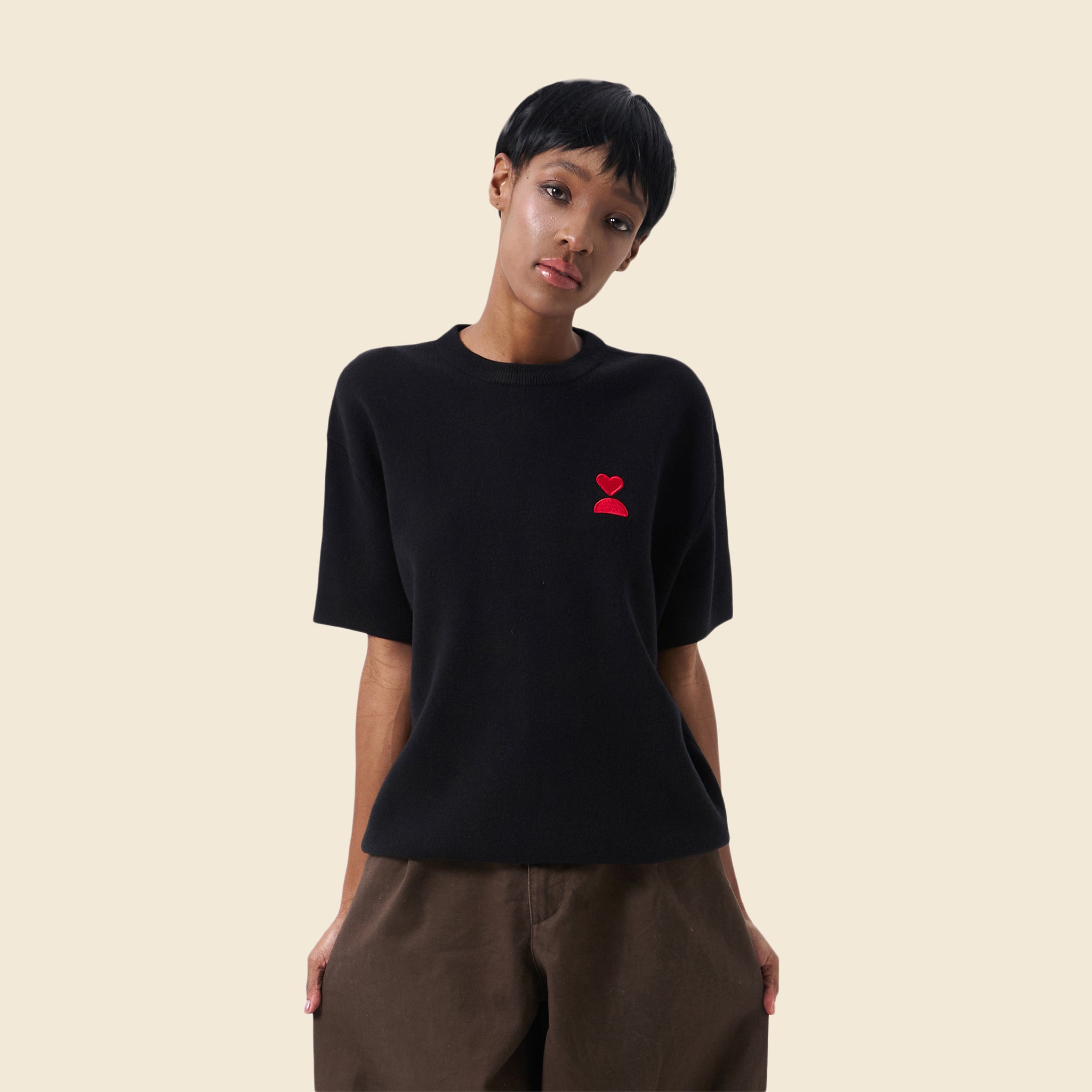 138loveyourself/ Love User Knit T-Shirt-7