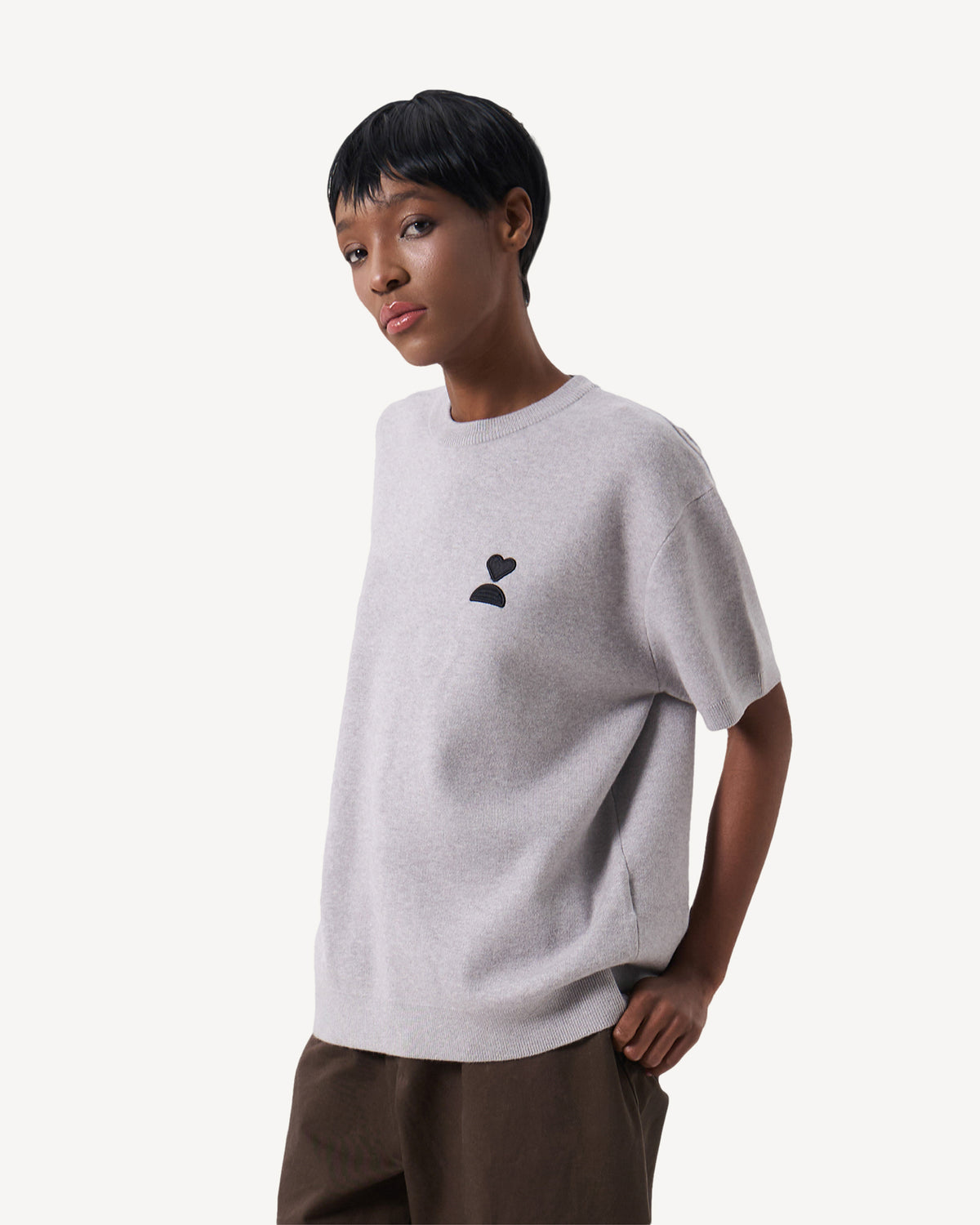 138loveyourself/ Love User Knit T-Shirt-4