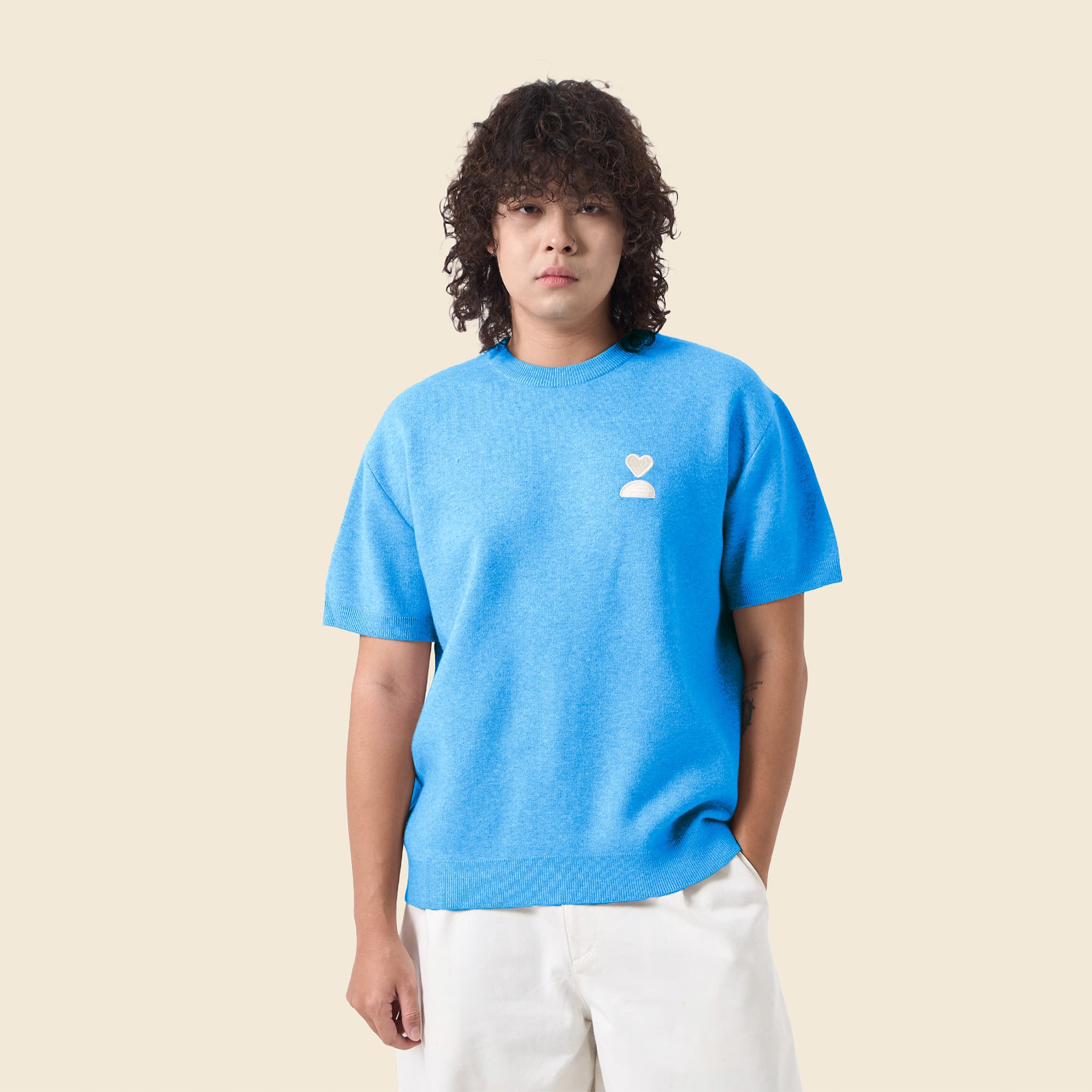 138loveyourself/ Love User Knit T-Shirt-8