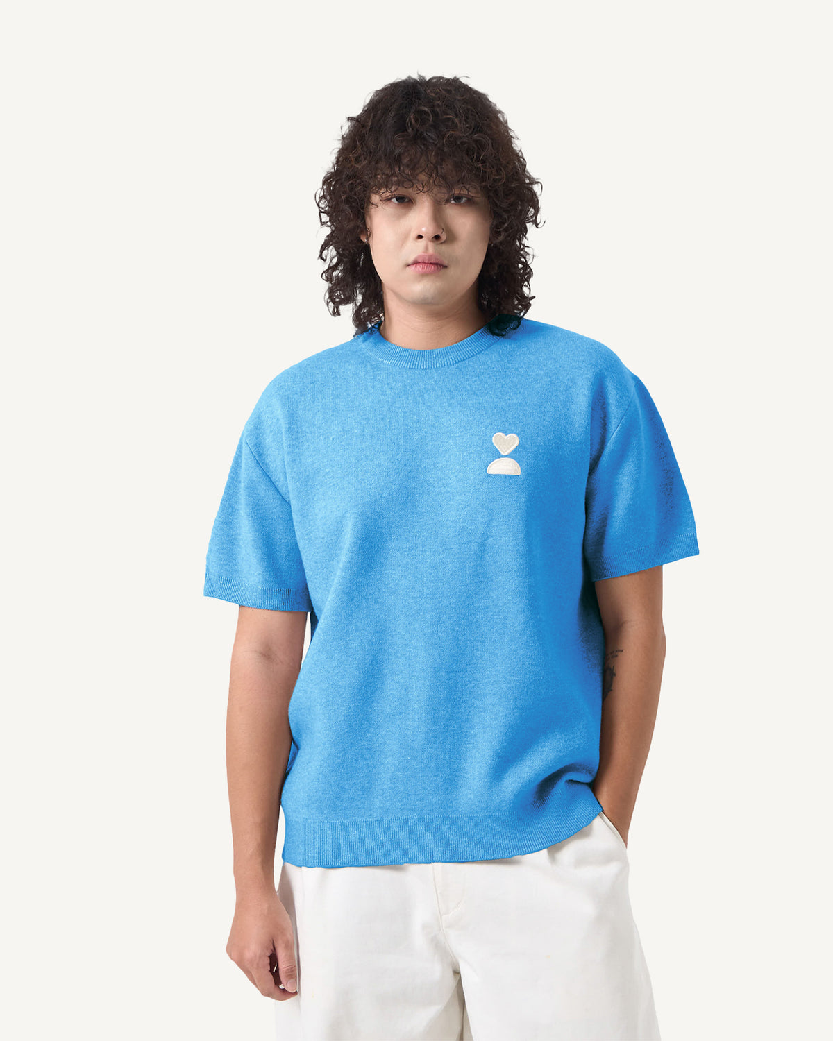 138loveyourself/ Love User Knit T-Shirt-18