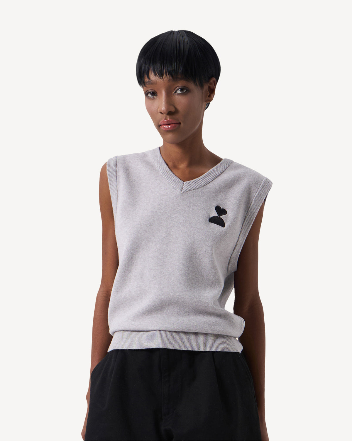 138loveyourself/ Love User Knit Gilet Vest-18