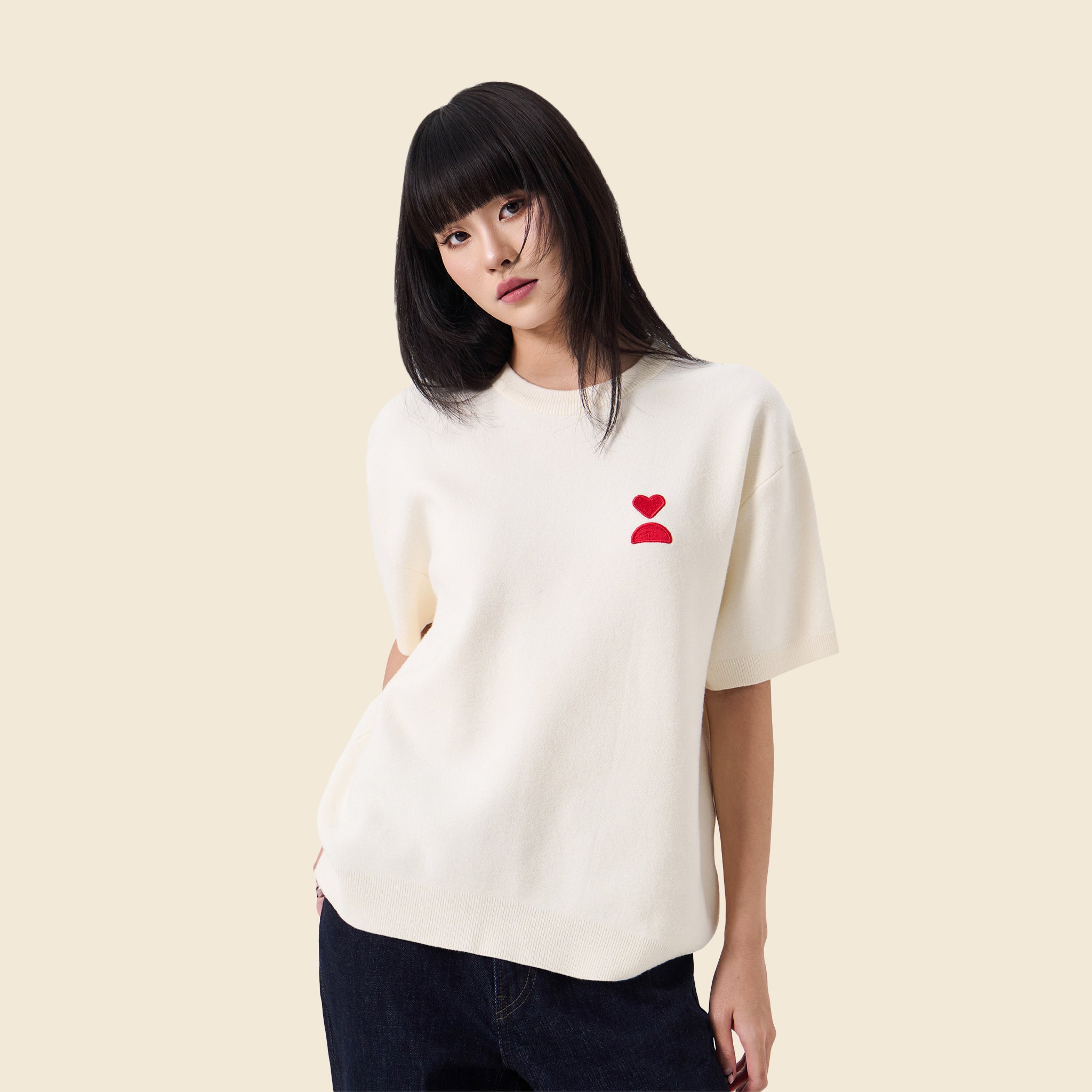 138loveyourself/ Love User Knit T-Shirt-6